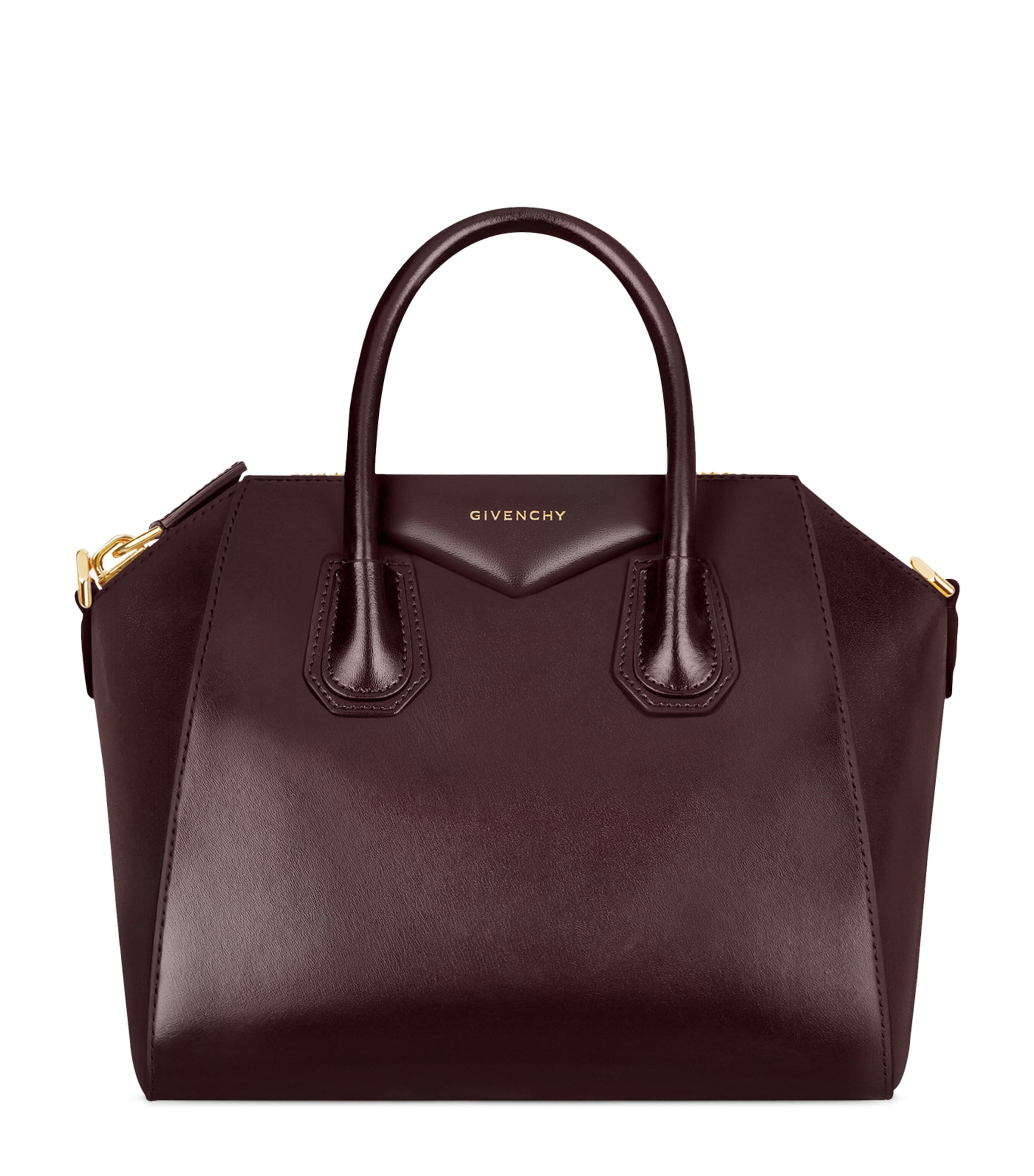 Small Leather Antigona Top-Handle Bag