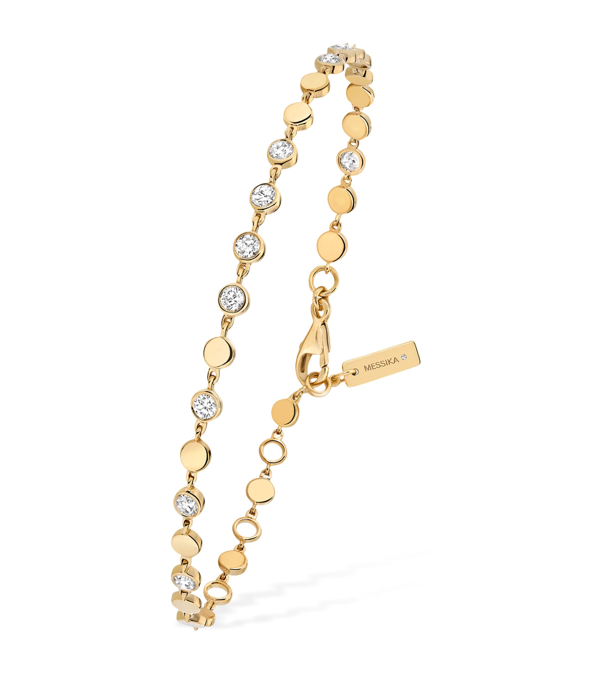 Yellow Gold and Diamond D-Vibes Bracelet