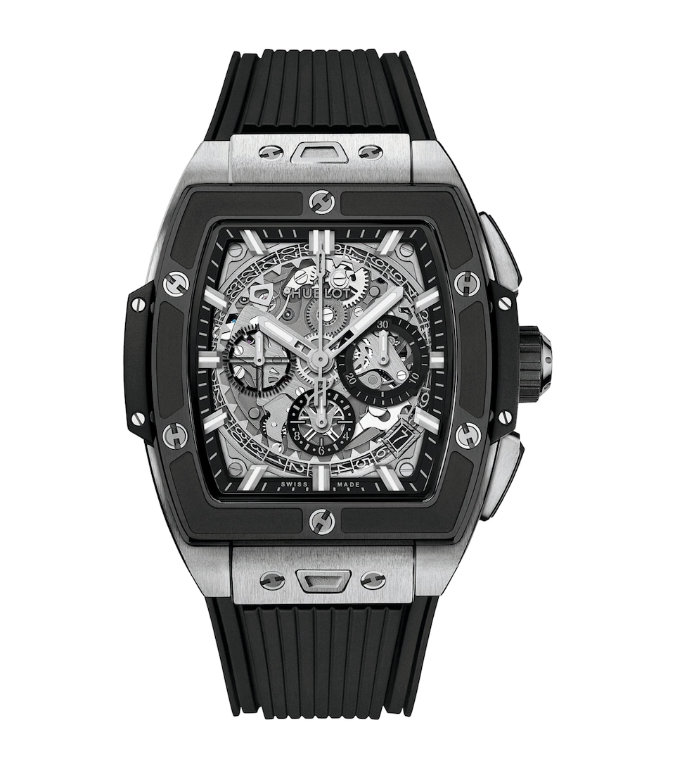 Hublot Titanium and Ceramic Spirit of the Big Bang Chronograph Watch 42mm Black