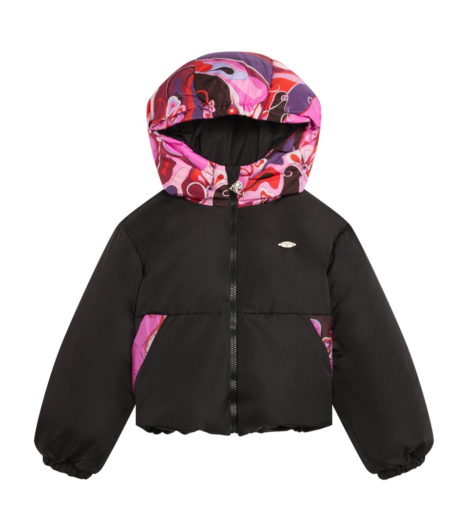 Graphic Print Down Jacket (4-14 Years)
