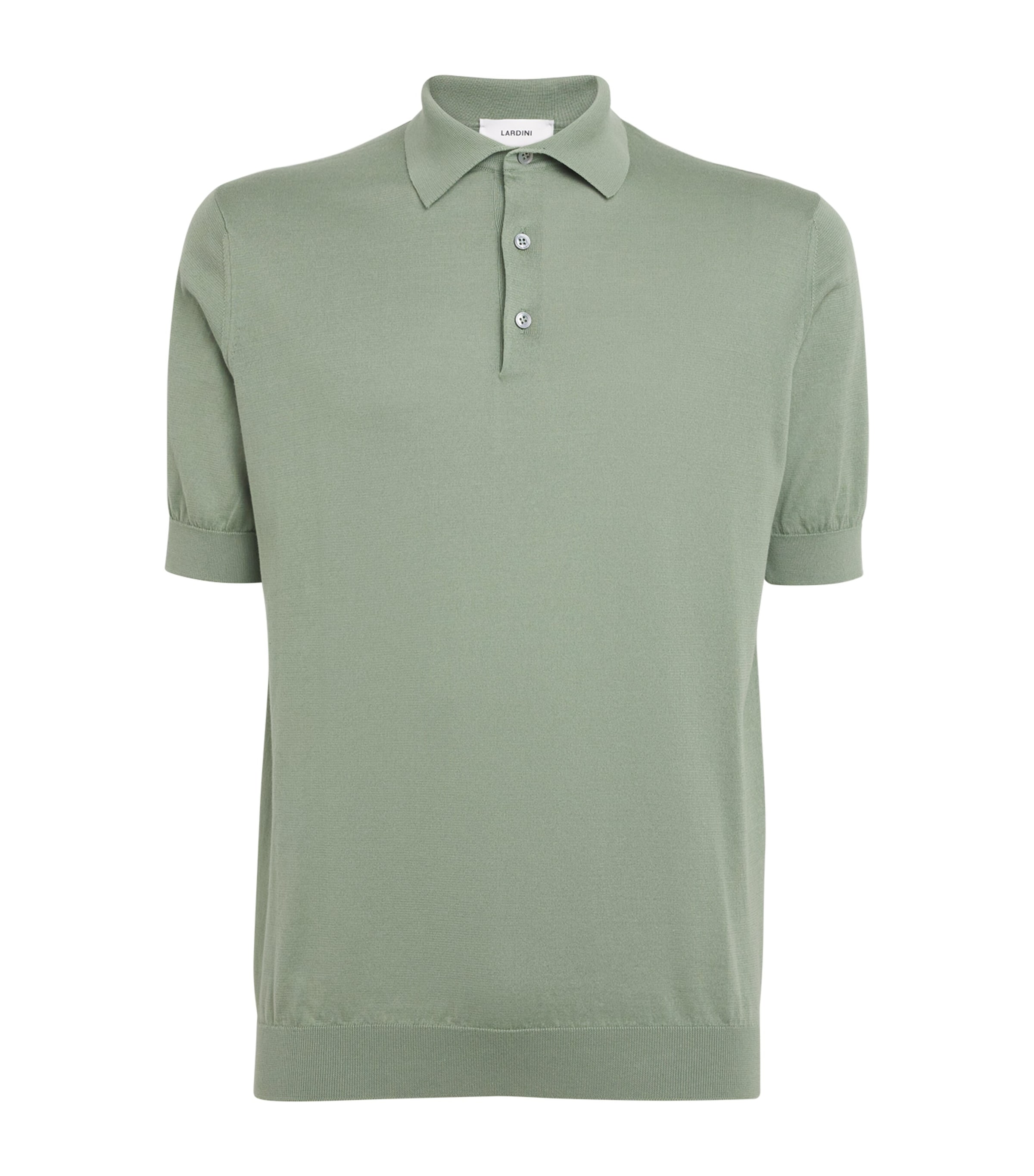 Cotton Knit Polo Shirt