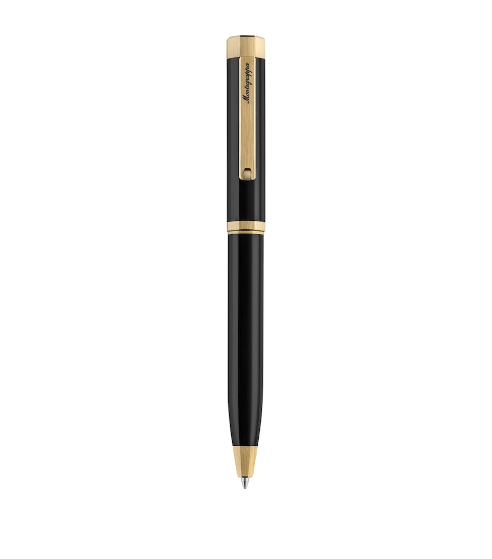 Yellow Gold-Trim Otto Ballpoint Pen