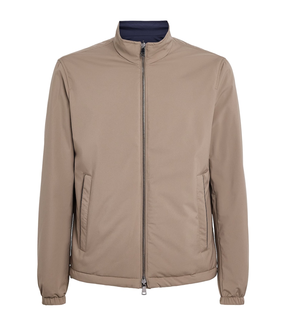 Paul & Shark Mens Reversible Eclisse Typhoon Platinum Jacket Tortora Blu