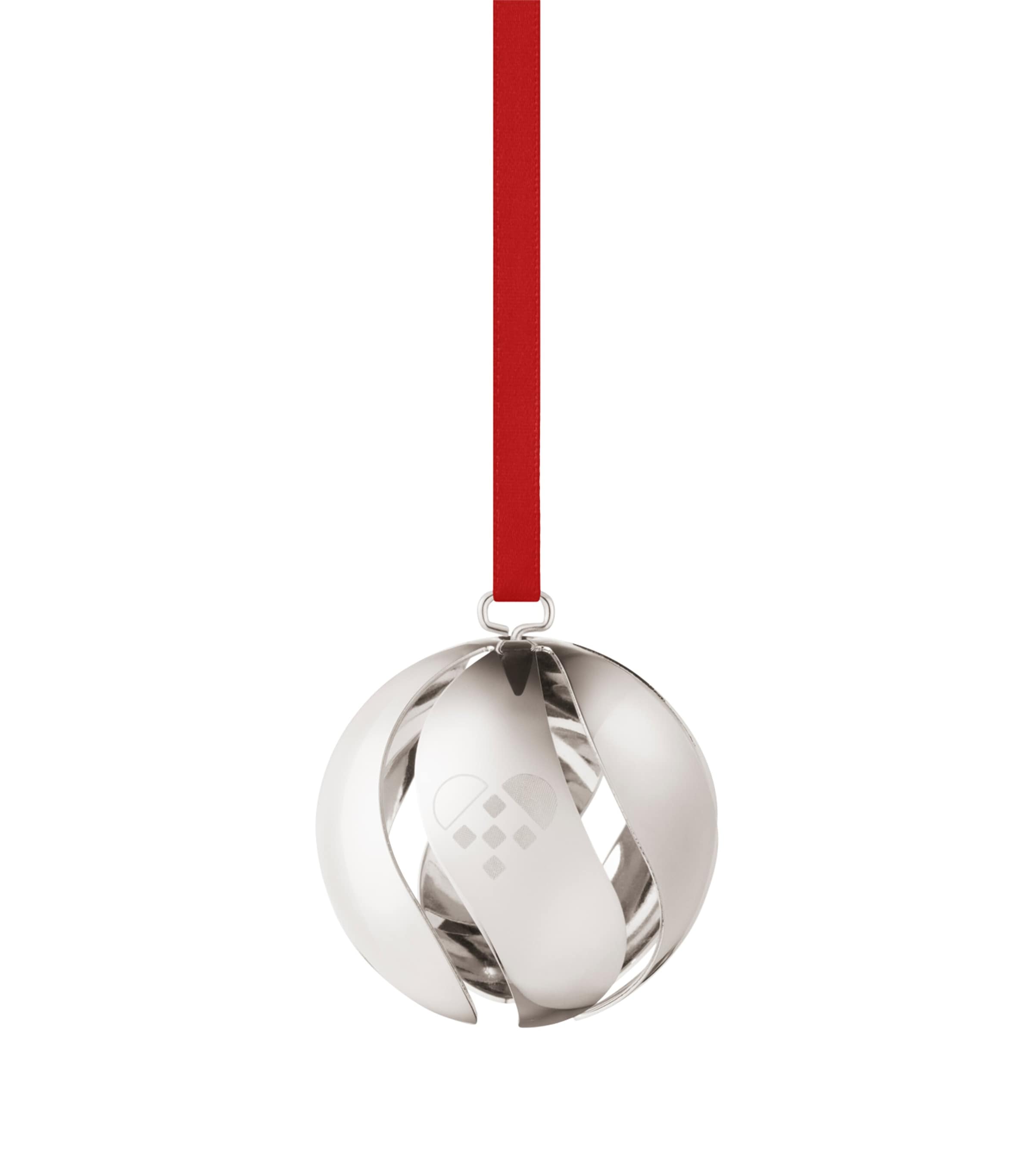 Palladium-Plated Cut-Out Bauble