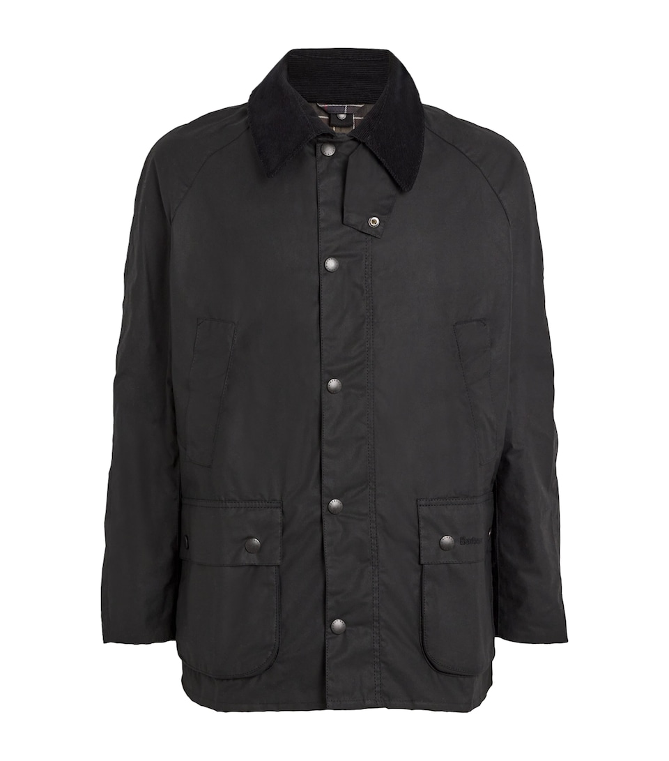 Barbour Mens Waxed Ashby Jacket Black