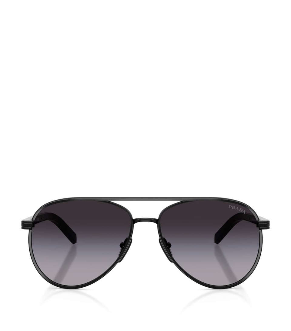 Prada B57S Pilot Sunglasses Black