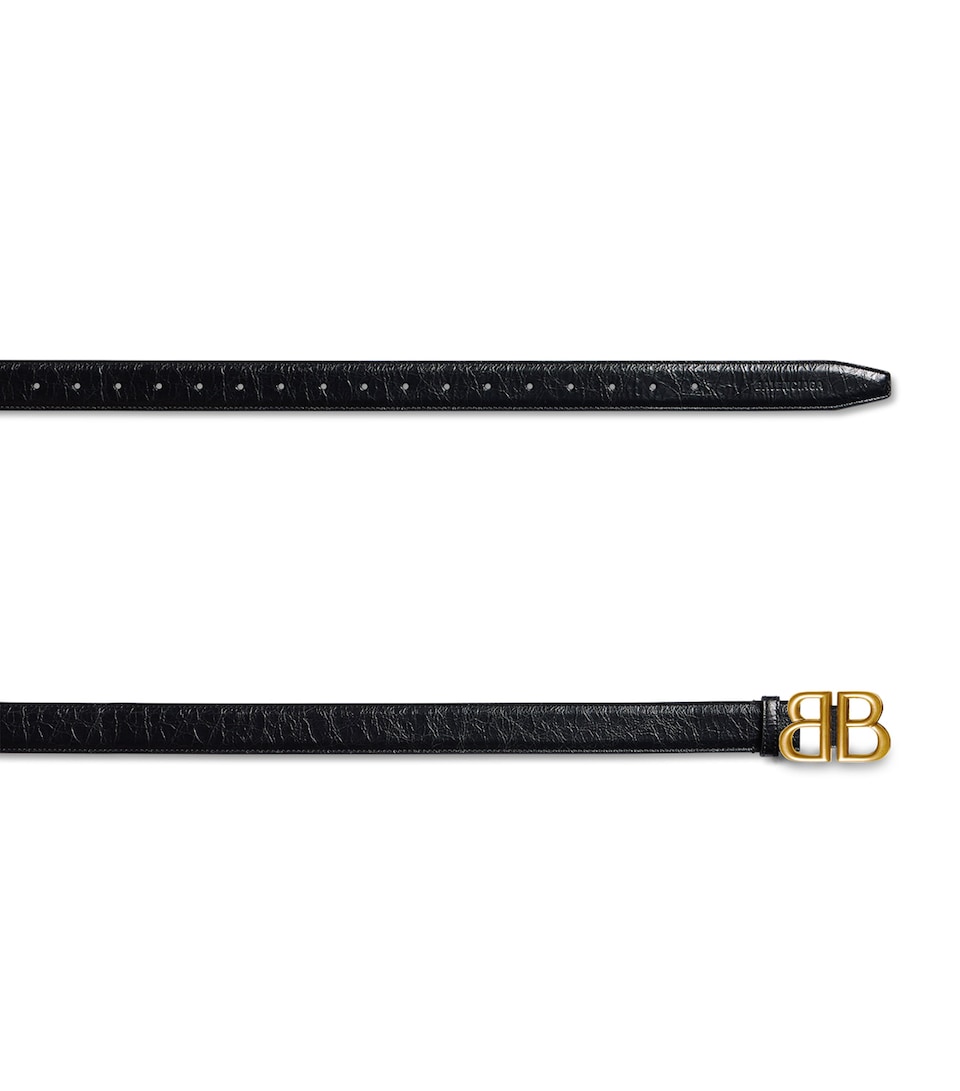 Calfskin Logo Belt