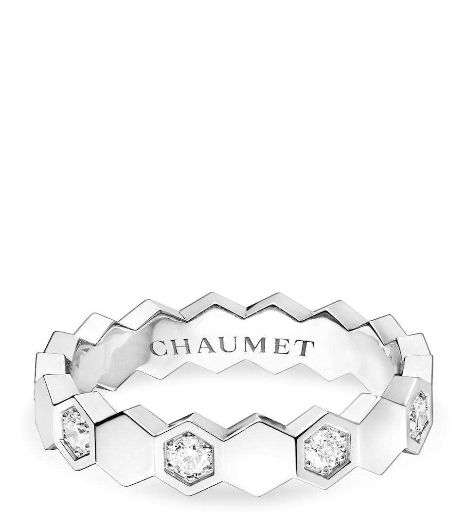 Chaumet White Gold and Diamond Bee de Chaumet Ring White Gold