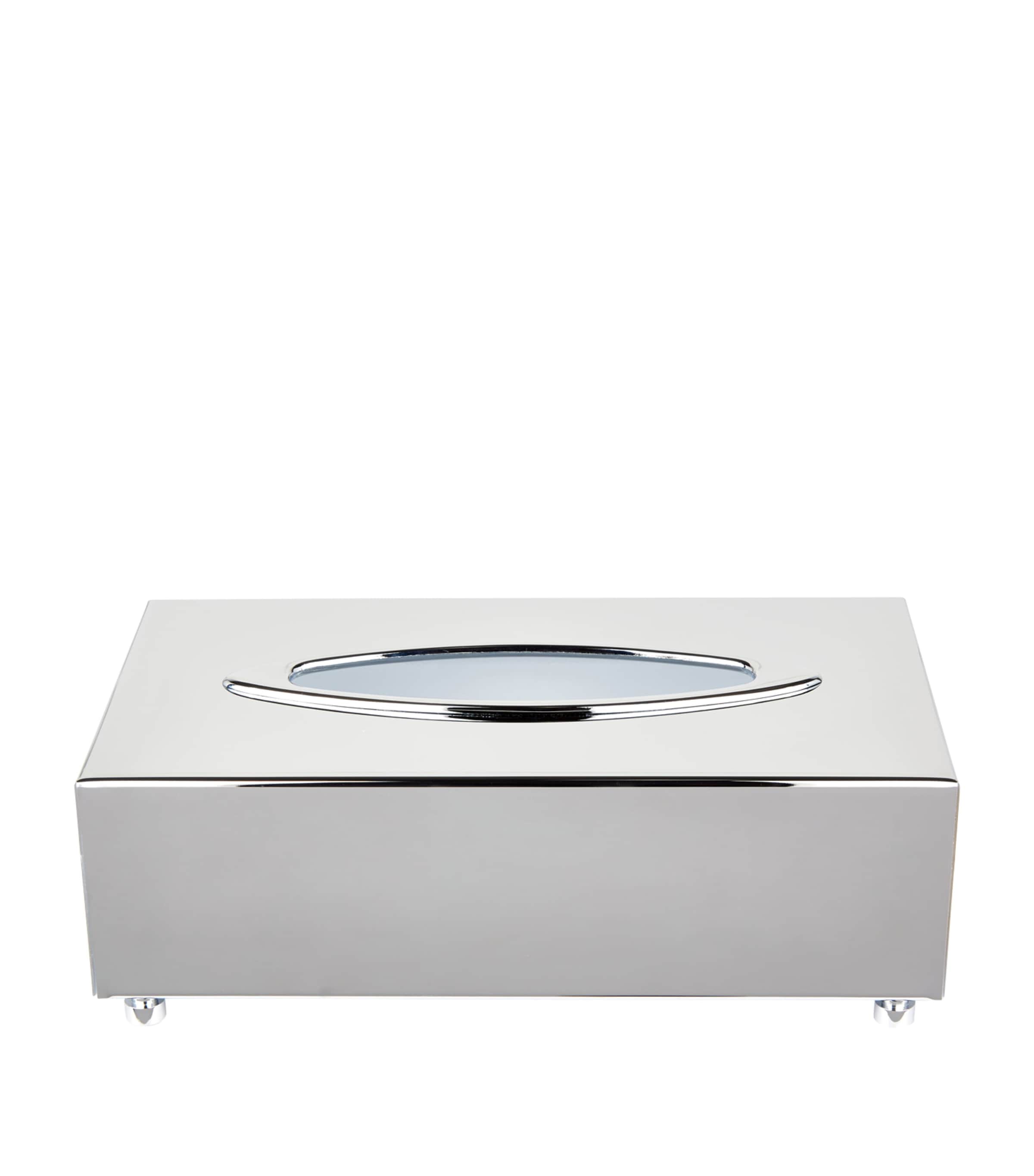 Rectangular Chrome Tissue Box