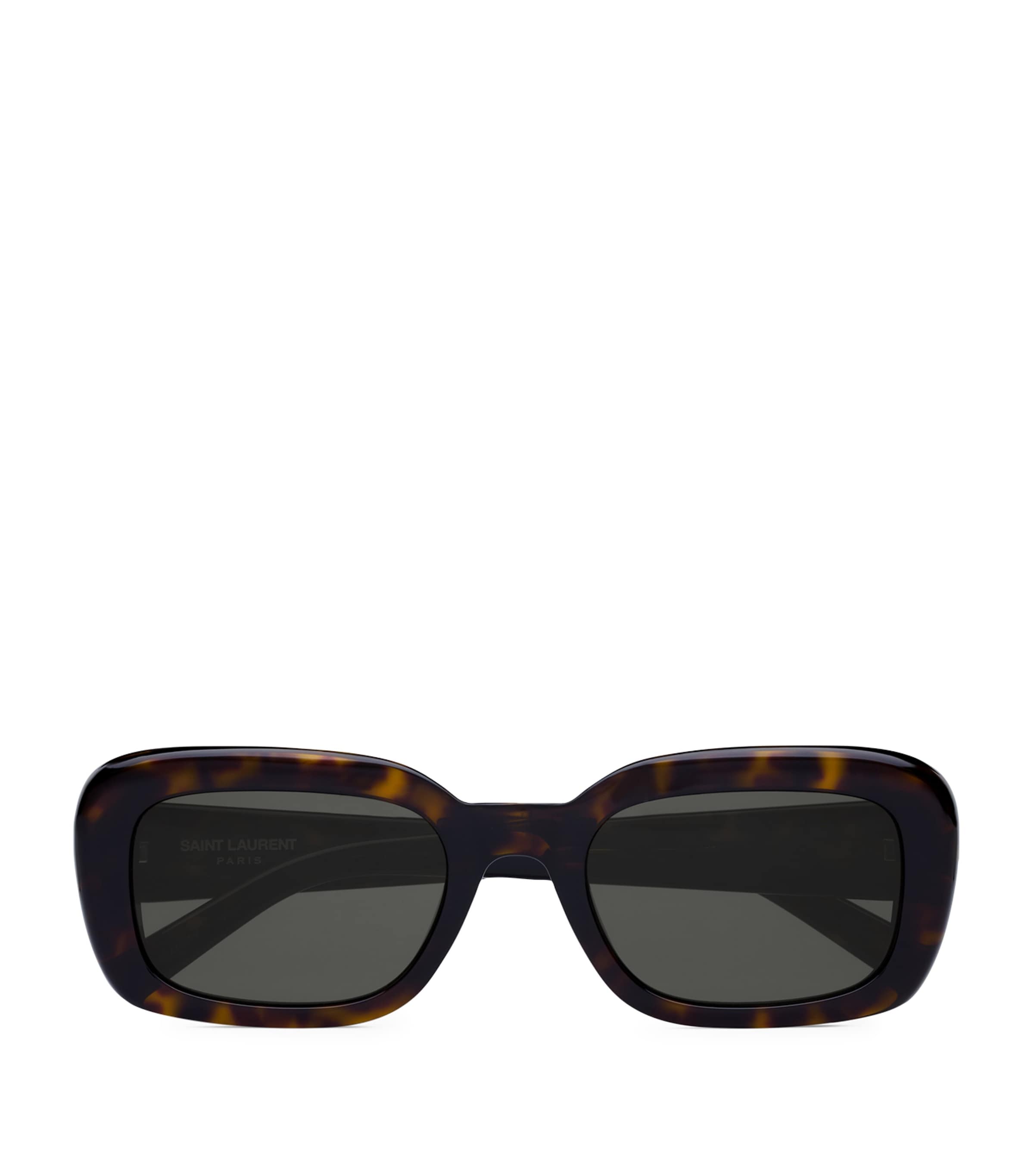 Saint Laurent Tortoiseshell Monogram Sunglasses