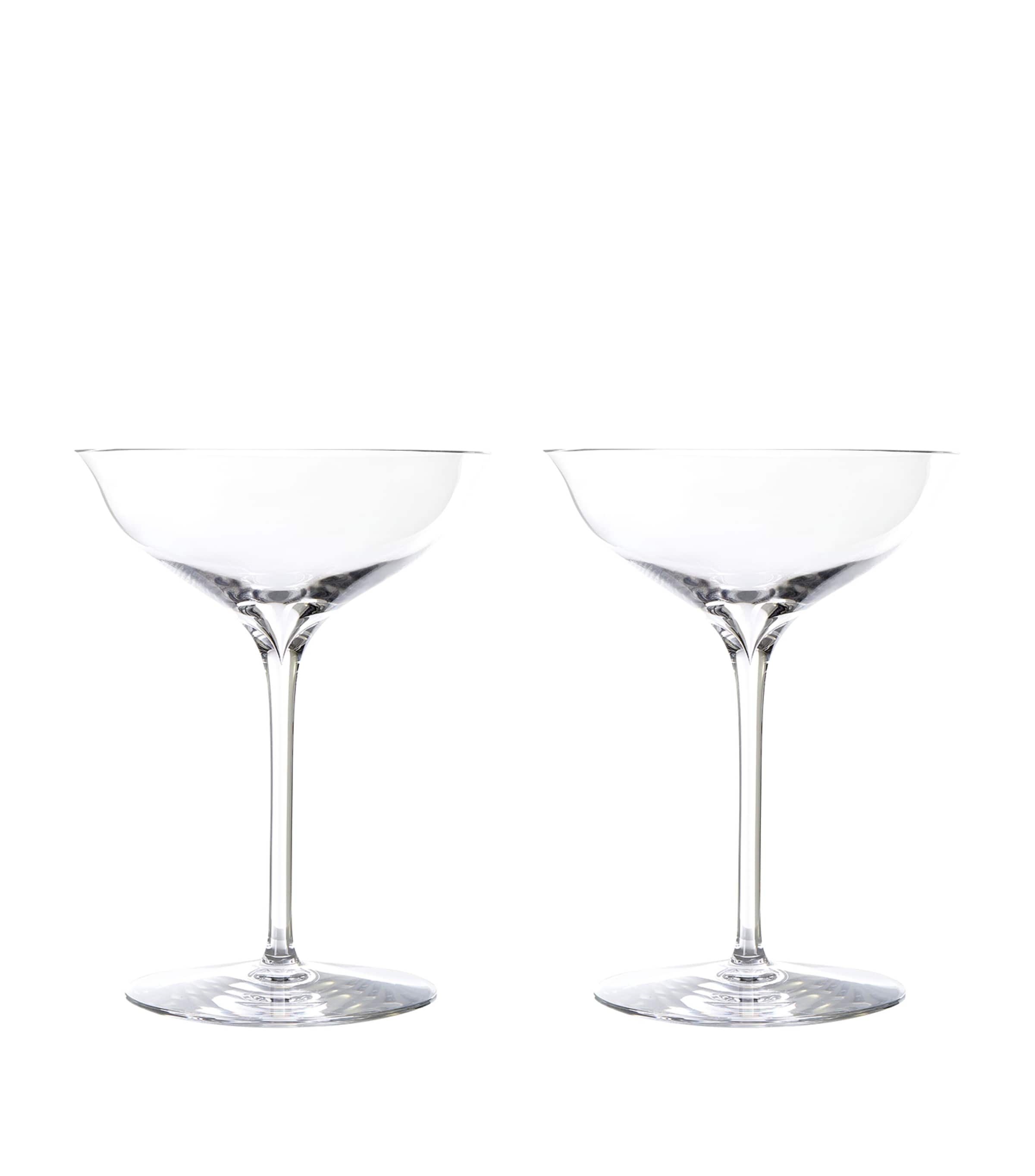 Set of 2 Elegance Champagne Belle Coupes