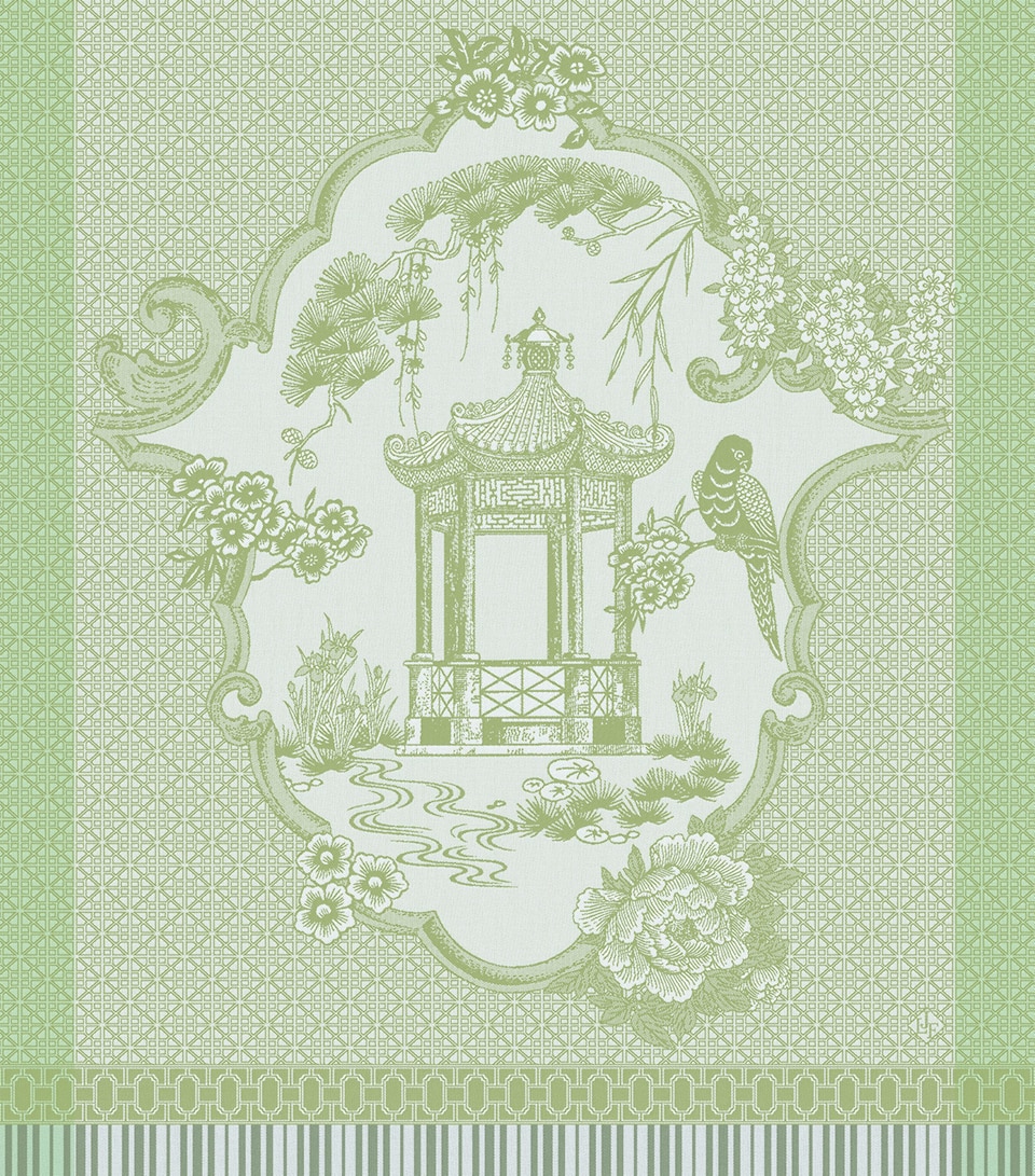 Cotton Promenade Impériale Tea Towel (60cm x 80cm)