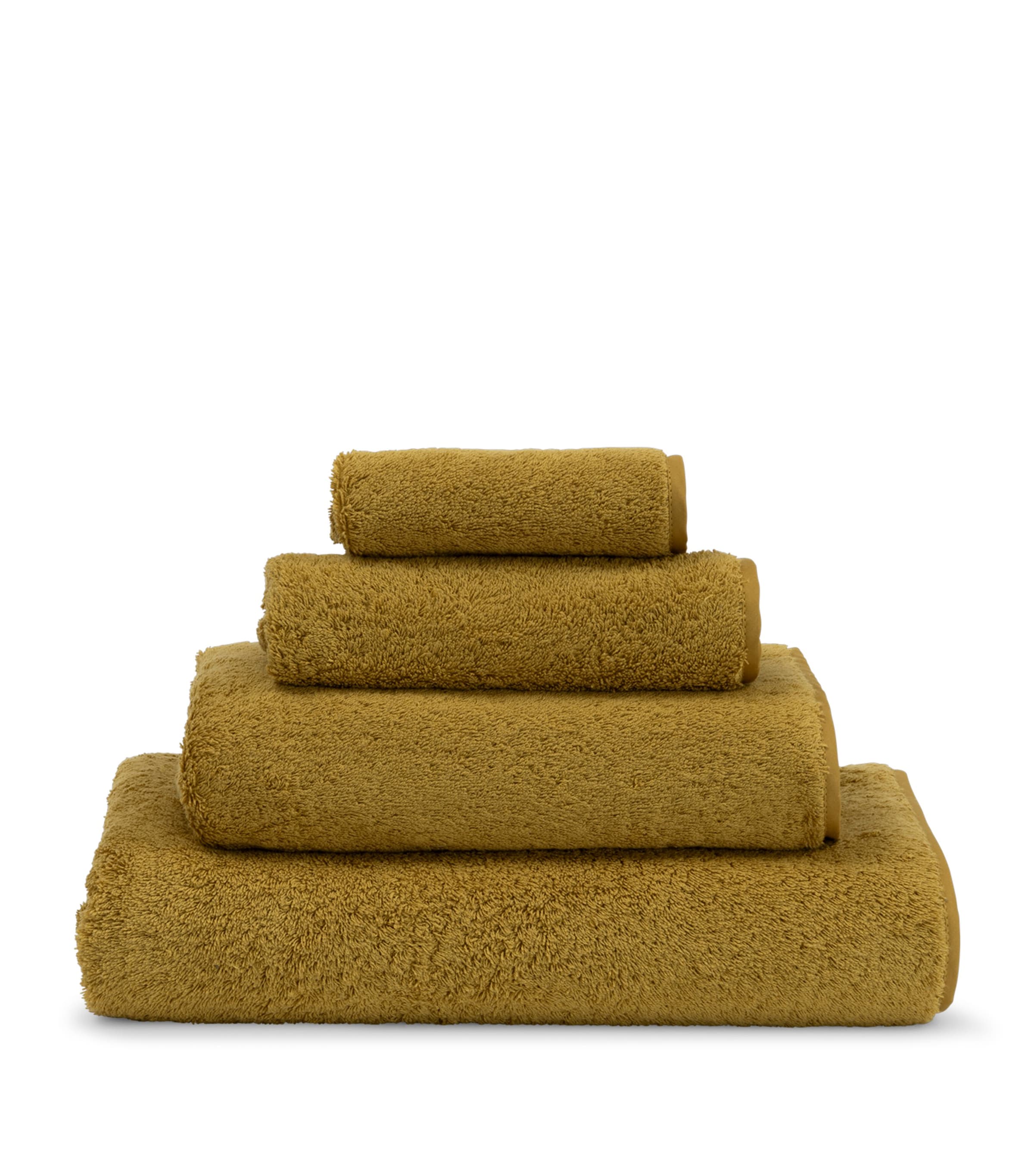 Frette Cotton Unito Bath Sheet (100cm x 150cm) Amber Glow