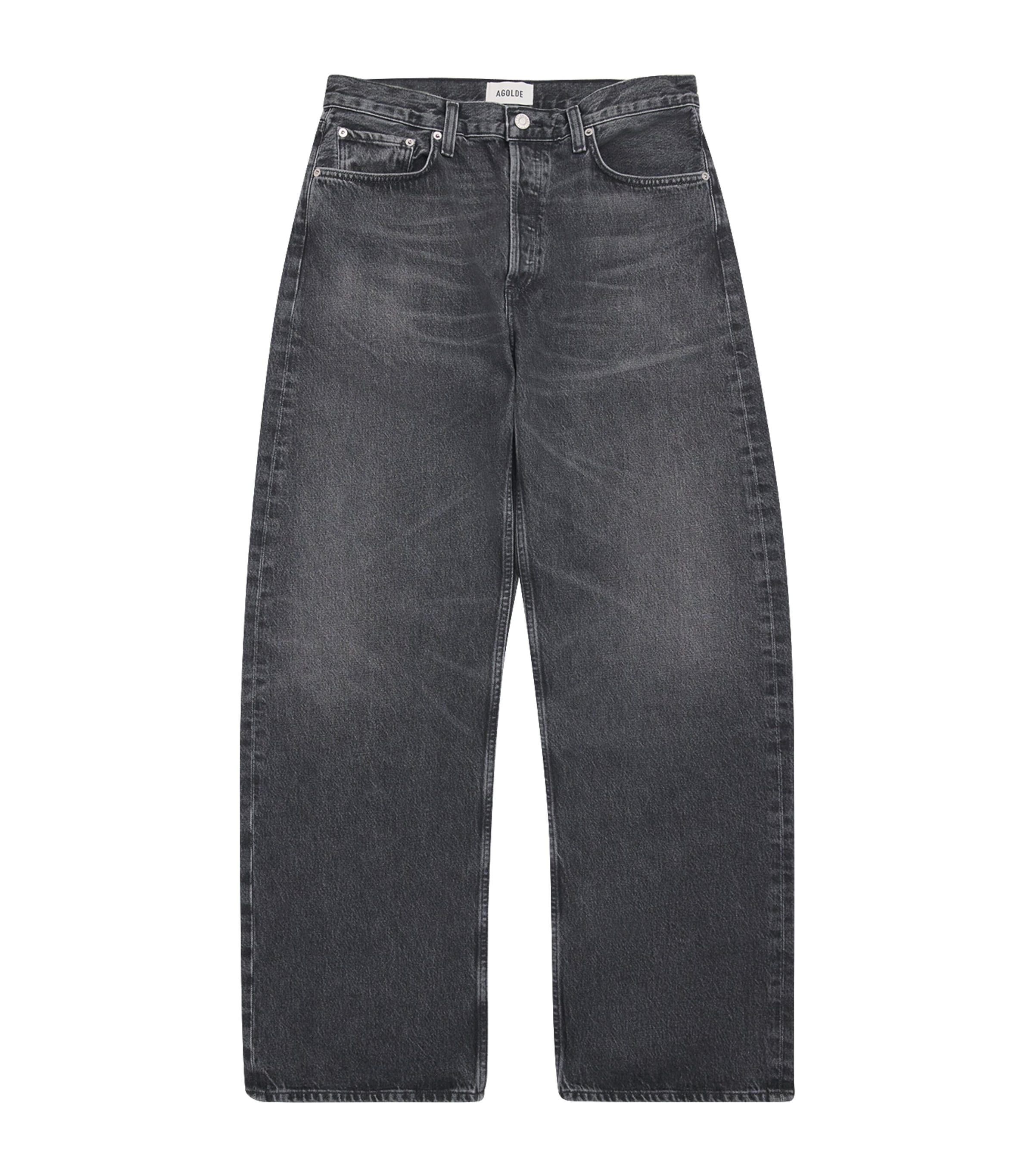 AGOLDE Mens Afton Wide-Leg Jeans Clip