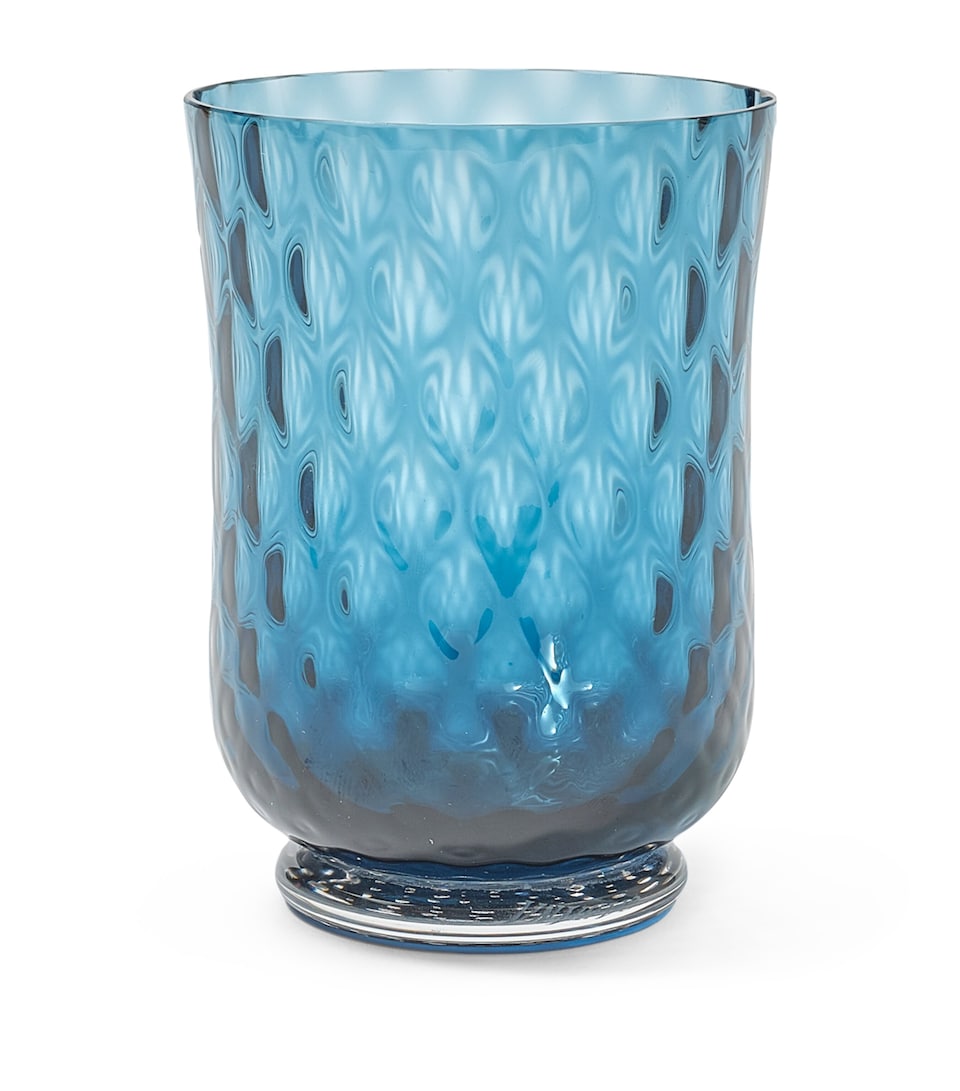 Cabana Magazine Murano Glass Balloton Tumbler Blue