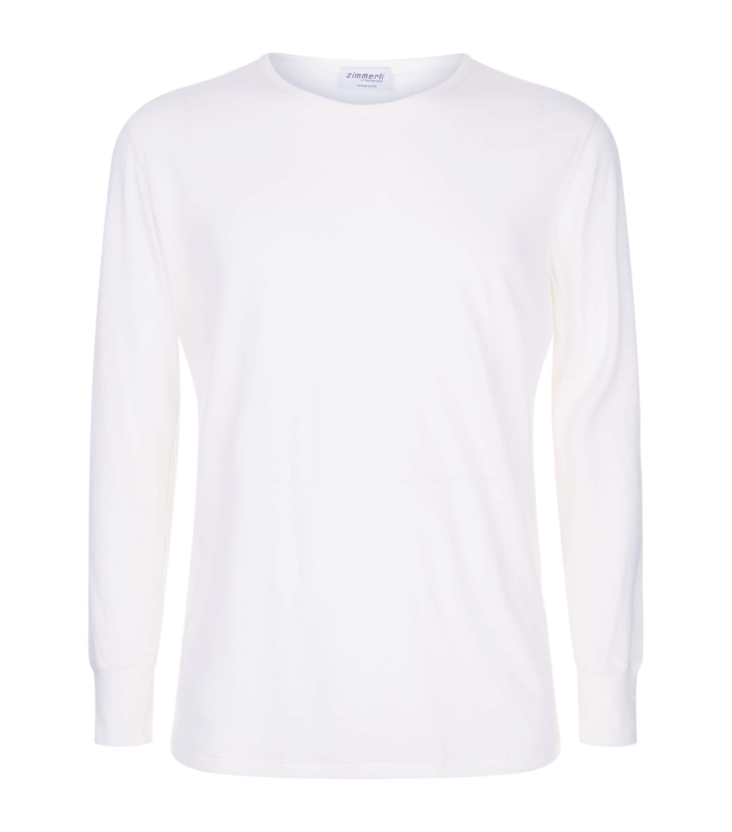 Wool and Silk Long Sleeve Top