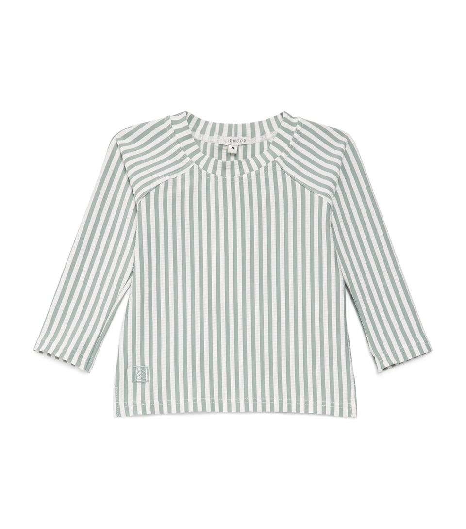 Seersucker Stripe Noah Swim T-Shirt (1-24 Months)