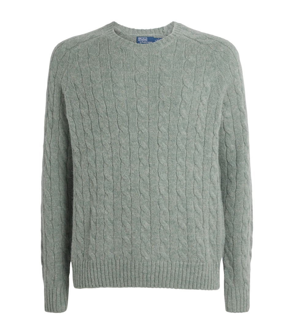 Wool-Blend Elbow-Patch Sweater