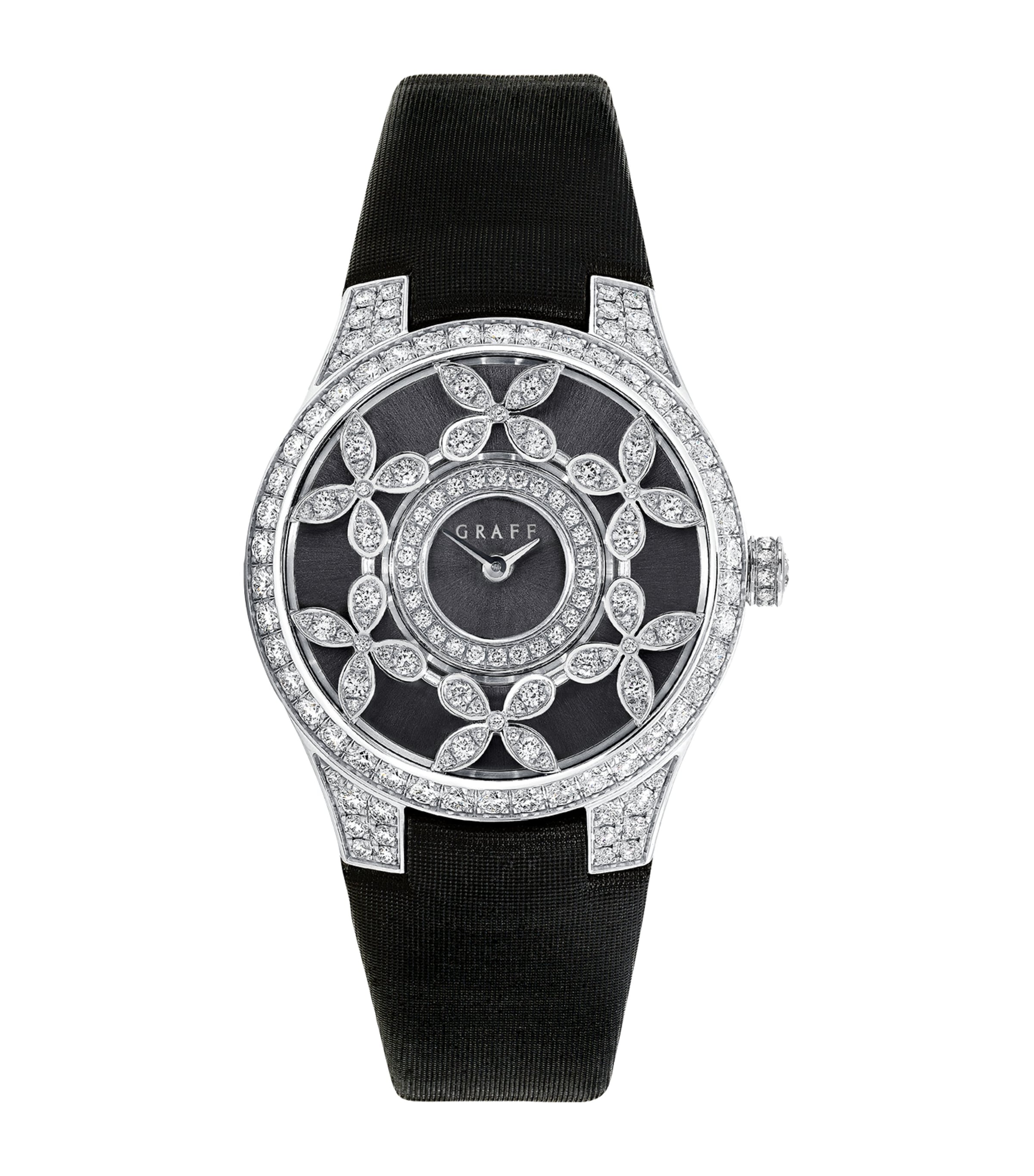 Platinum and Diamond Classic Butterfly Watch 28mm