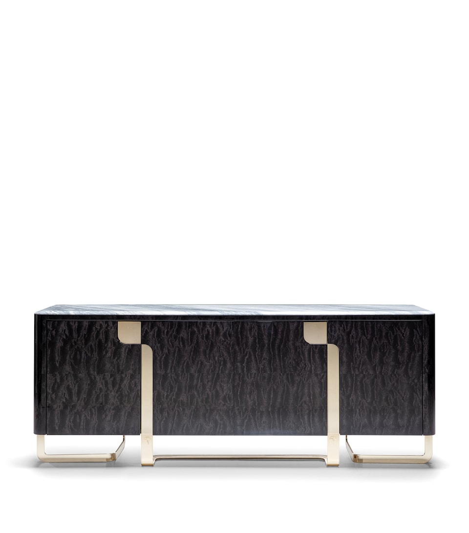 Giorgio Collection Charisma Buffet Grey And Grey Marble