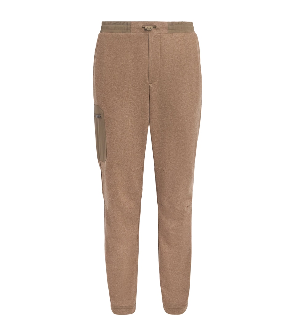 Sease Mens Wool-Cashmere Sweatpants Hazelnut