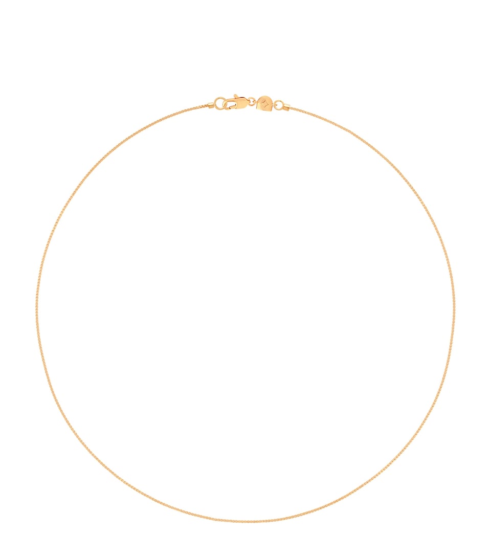 Gold-Plated Silver Essential Box Chain Necklace