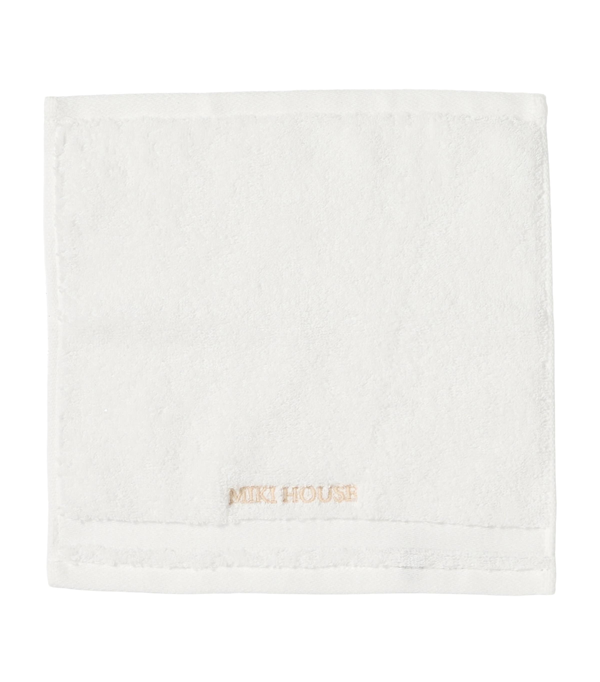 Miki House Cotton Embroidered Logo Towel
