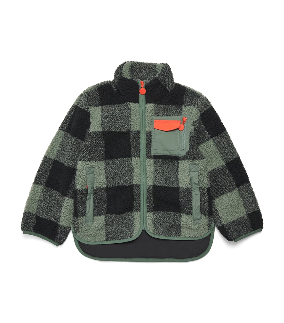 Fleece Check Jacket (3-14 Years)