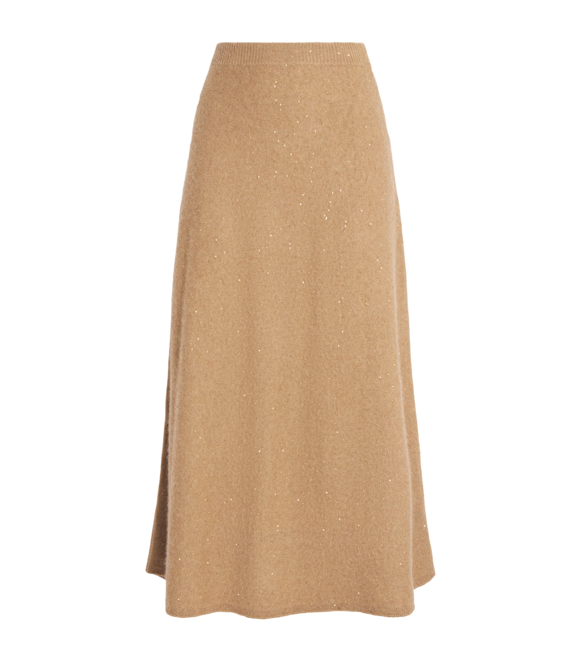 Fabiana Filippi Womens Knitted Sequin Midi Skirt Vimini