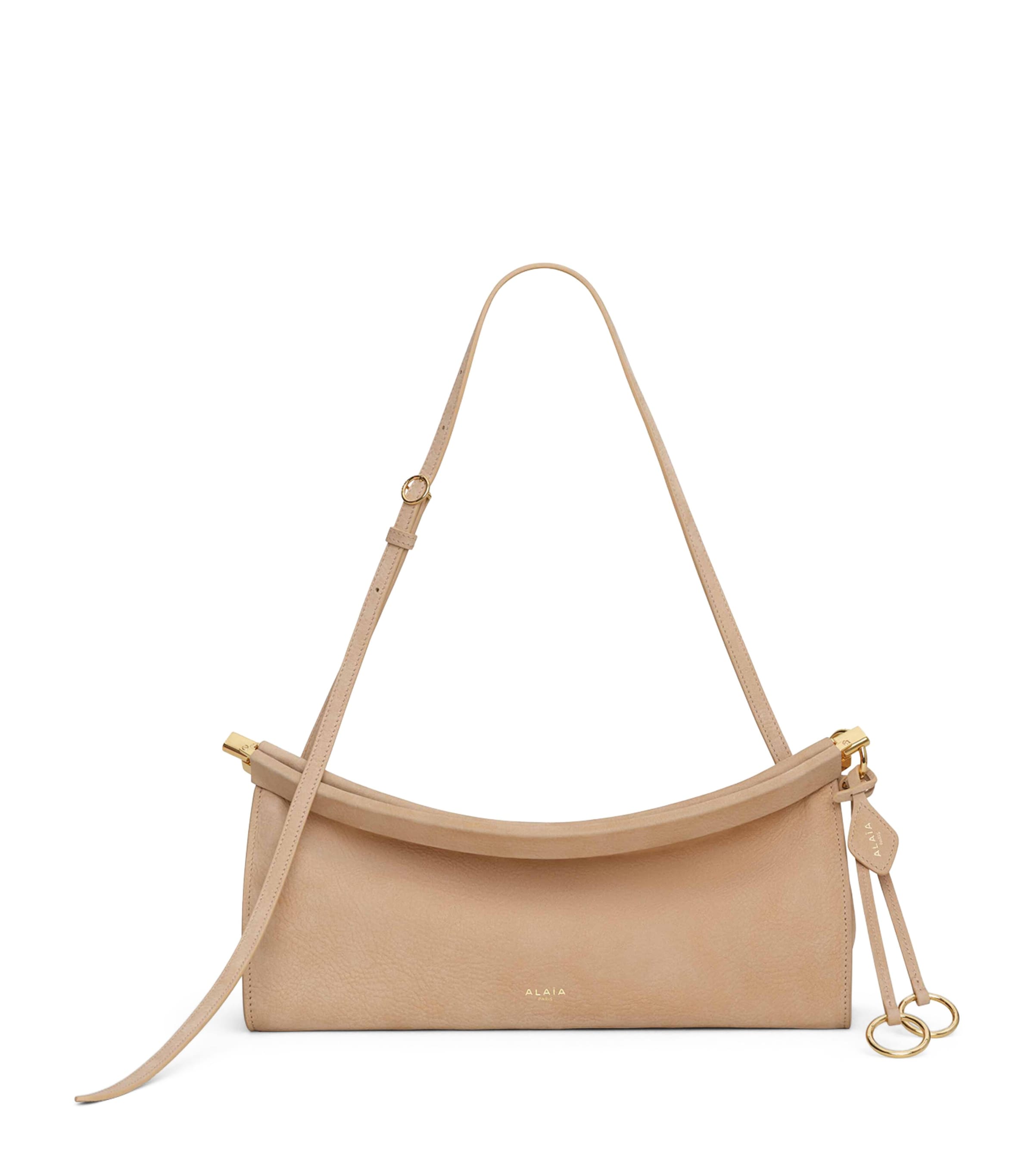 Small Leather Le Click East West Shoulder Bag