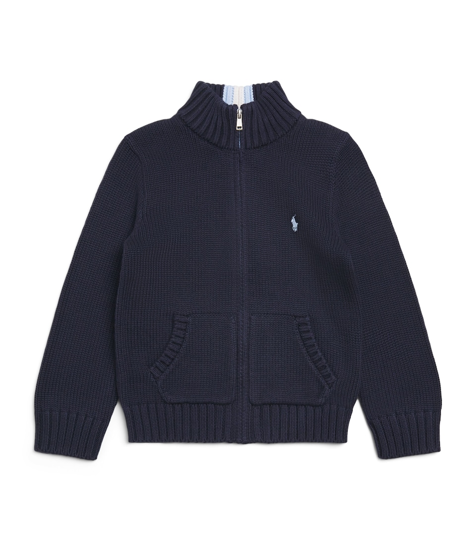 Ralph Lauren Kids Cotton Zip-Up Cardigan (2-7 Years) Rl