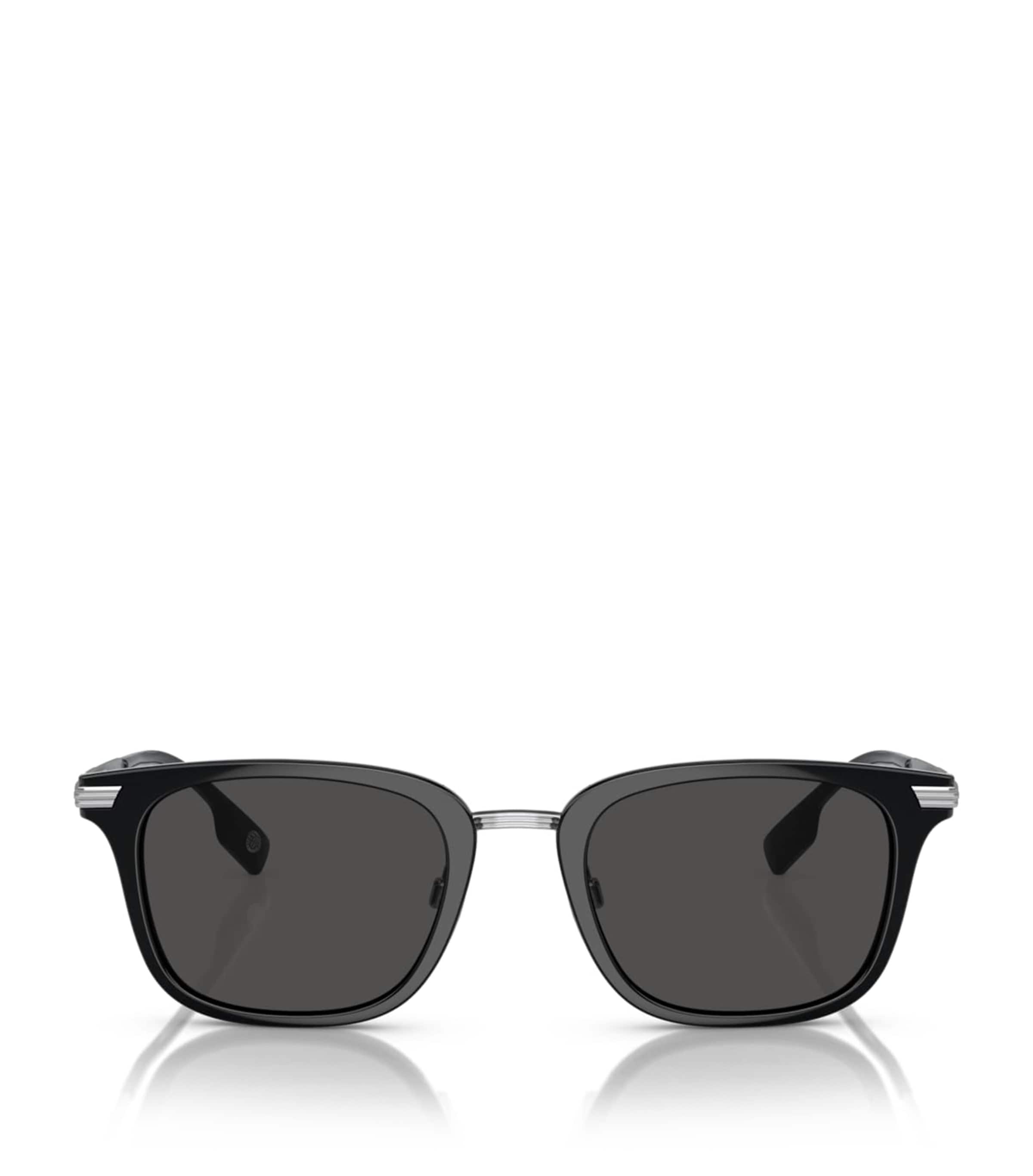 Oliver Peoples Black Acetate N.06 Sun Sunglasses | Harrods UK