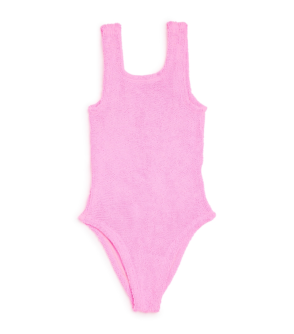 Hunza G Kids Classic Swimsuit (7-12 Years) Bubblegum