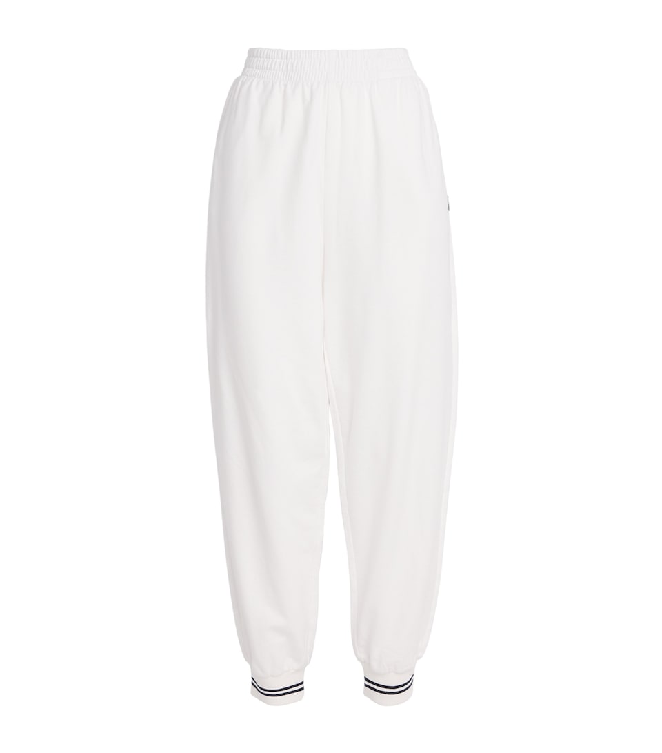 Stretch-Cotton Tennis Sweatpants