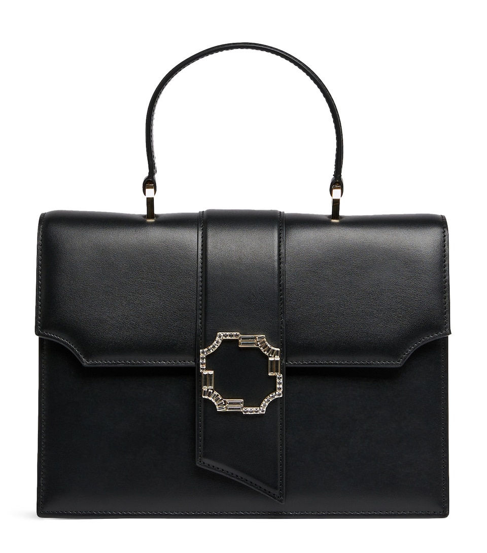 Medium Leather Audrey Top-Handle Bag