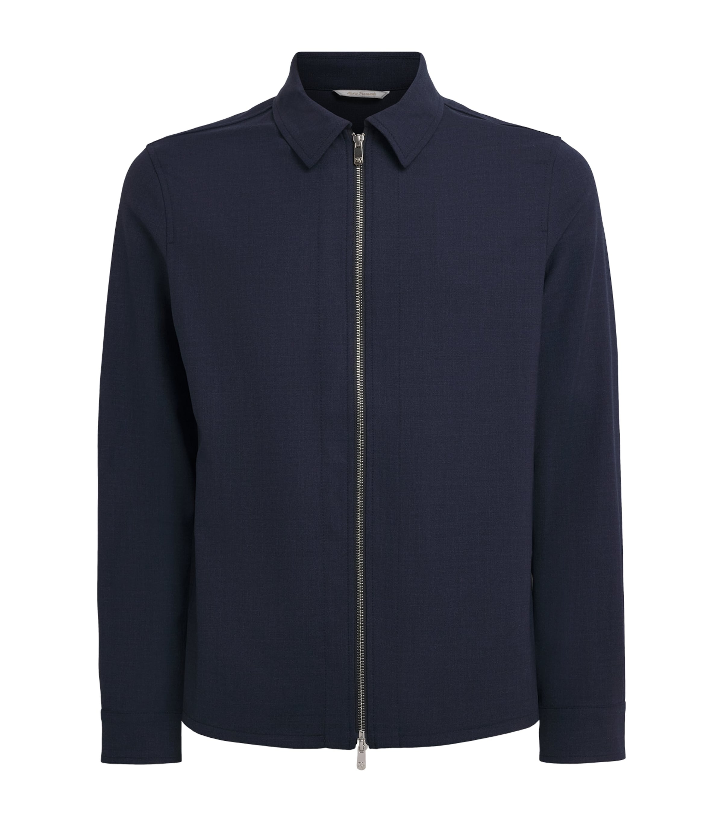 Marco Pescarolo Mens Virgin Wool-Blend Hybrid Jacket Blu