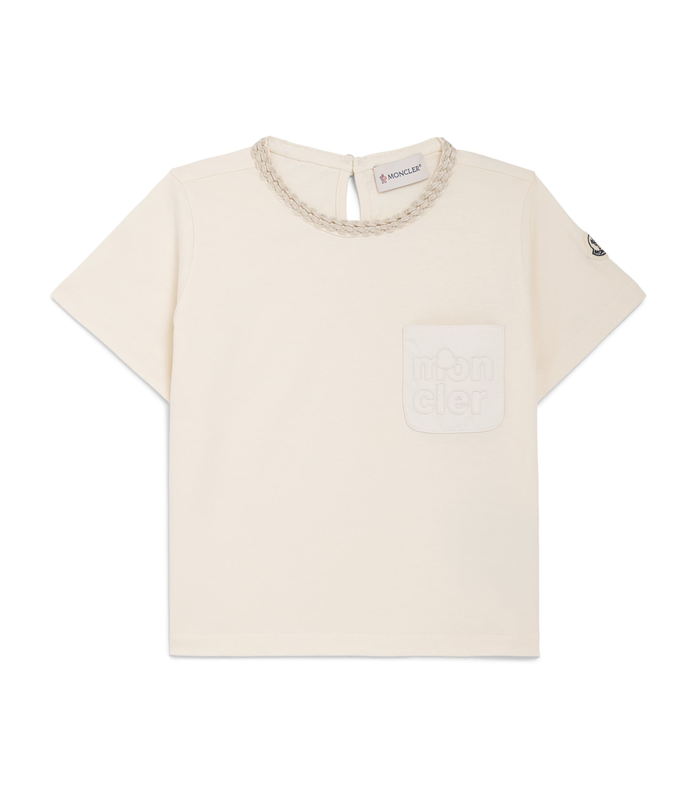 Moncler Enfant Cotton Pocket Logo T-Shirt (4-6 Years)