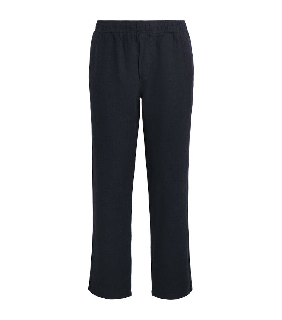 Samsøe Samsøe Mens Linen Sajabari Straight Trousers Salute