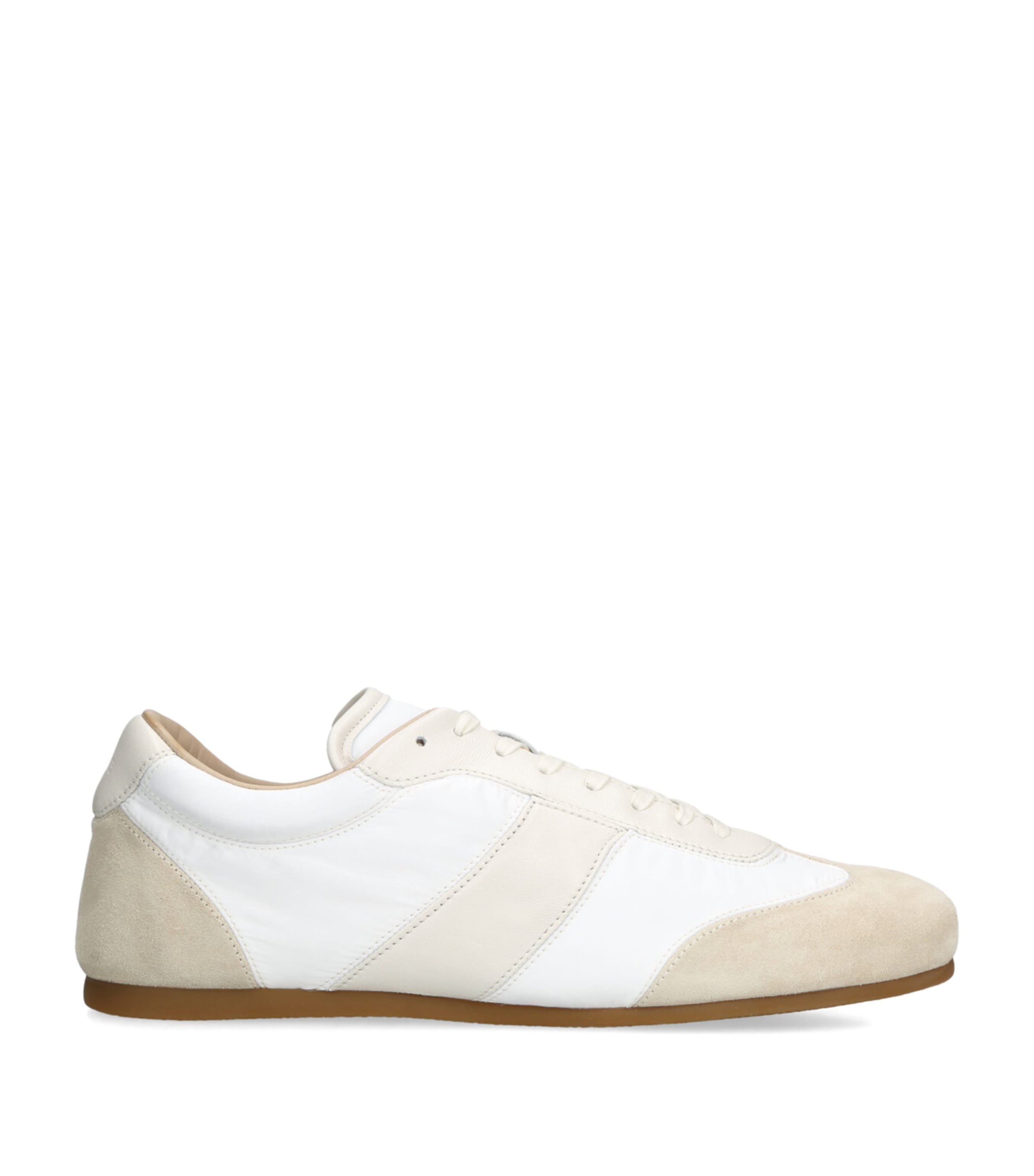 Lemaire Suede Soft Runner Sneakers White