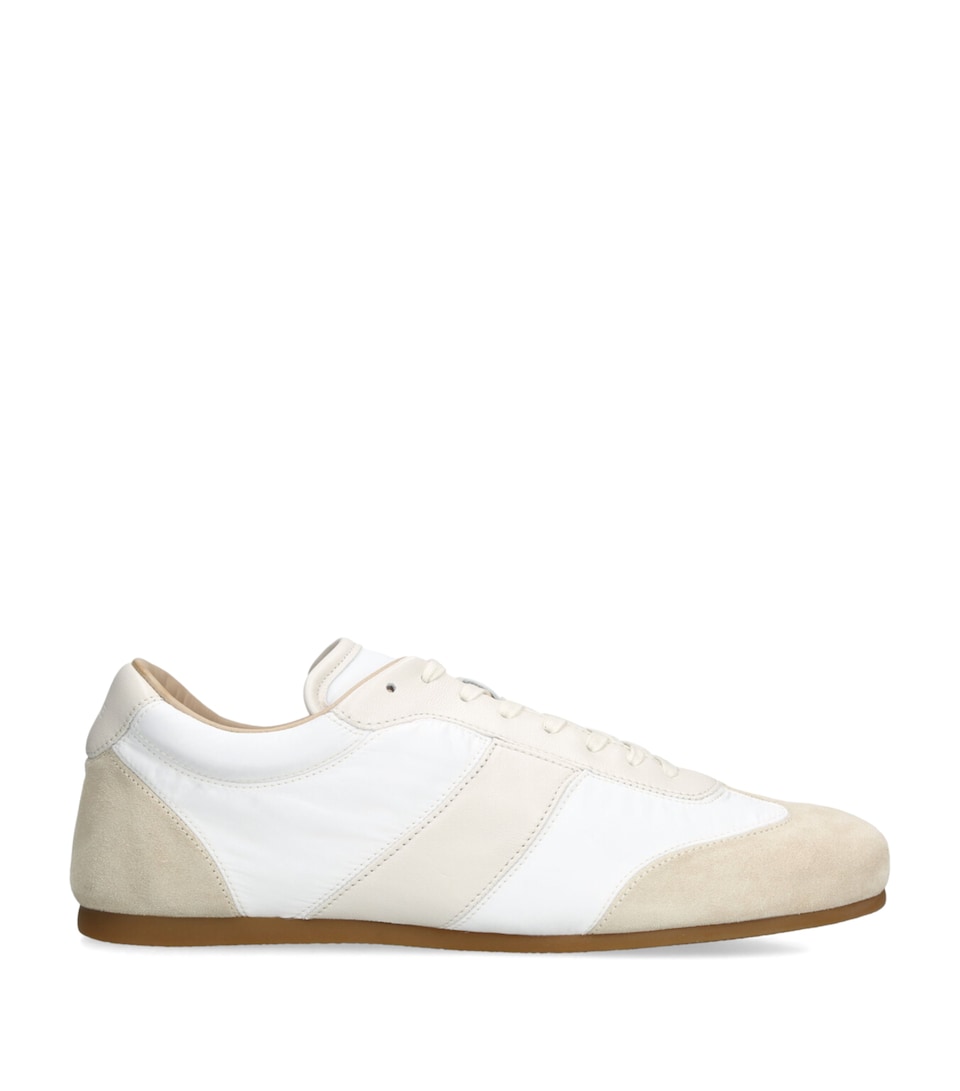 Lemaire Suede Soft Runner Sneakers White
