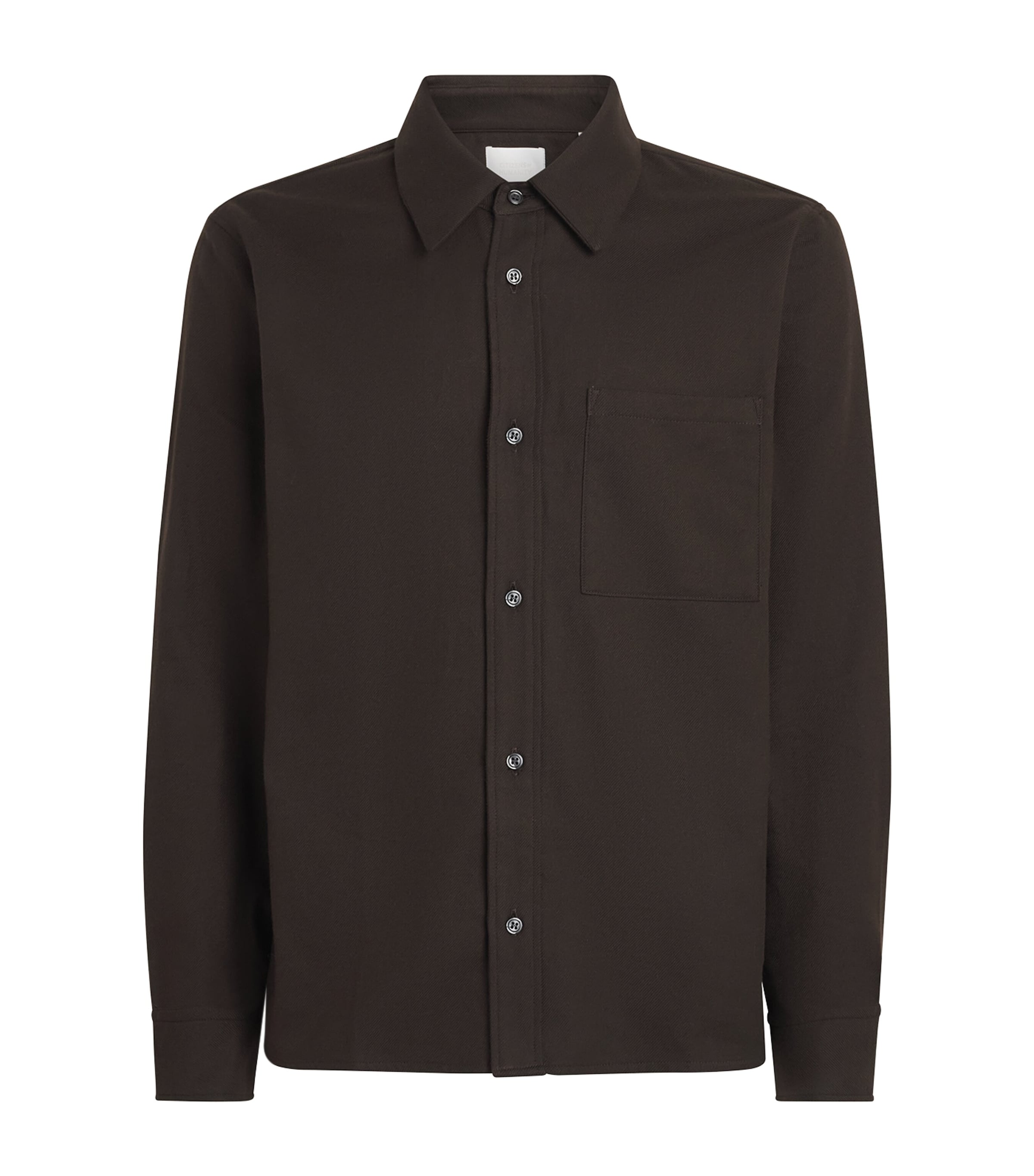 Citizens of Humanity Mens Cotton Cairo Shirt Brown