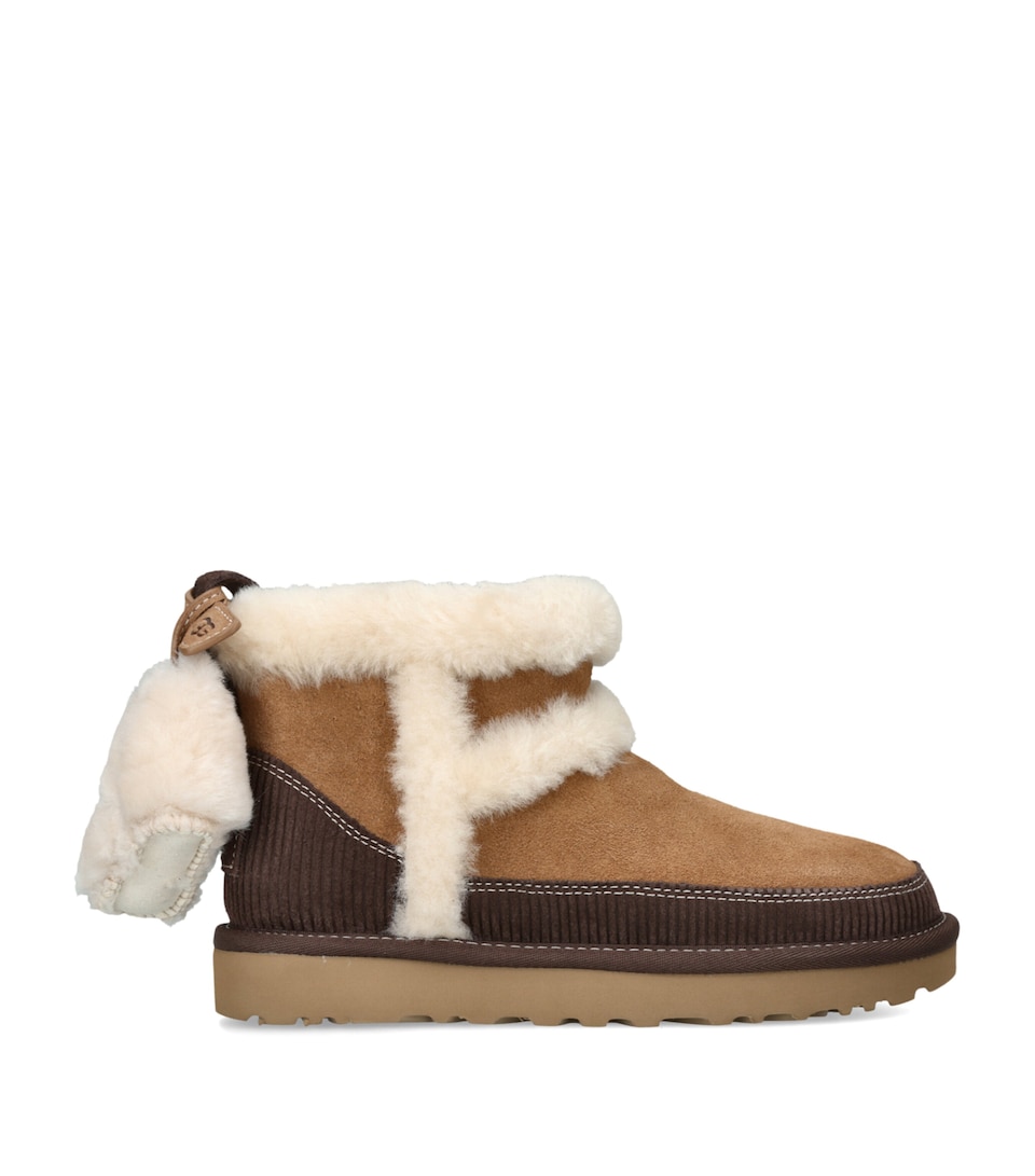 UGG Suede Classic Mini Heritage Boots Tan Comb