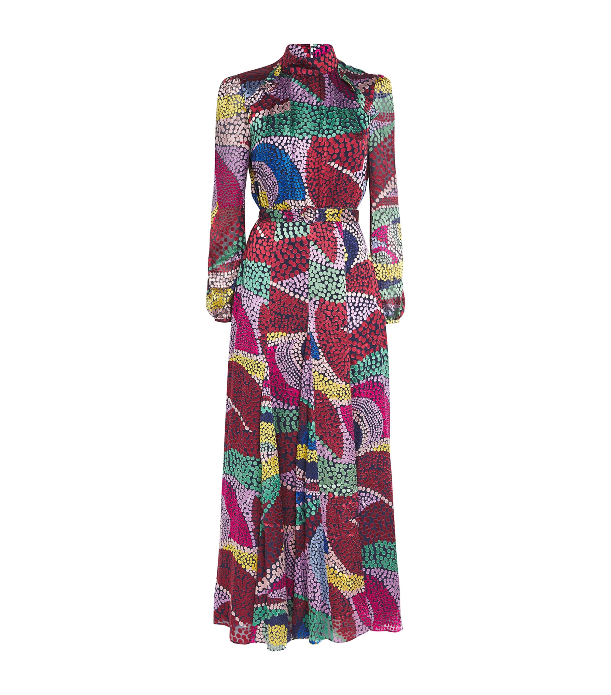 Silk Jacqui B Midi Dress