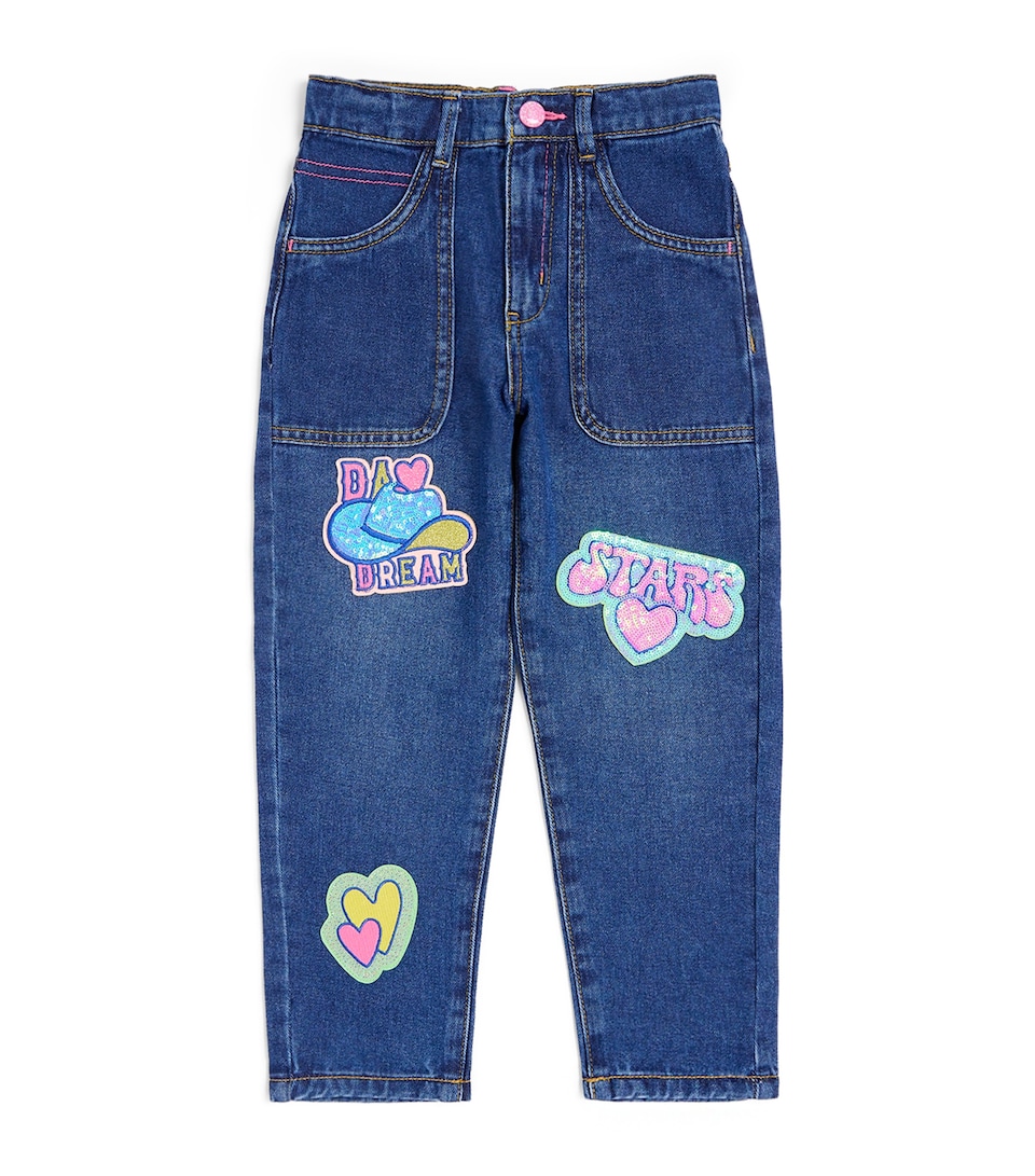 Sequin-Applique Jeans (8-12 Years)