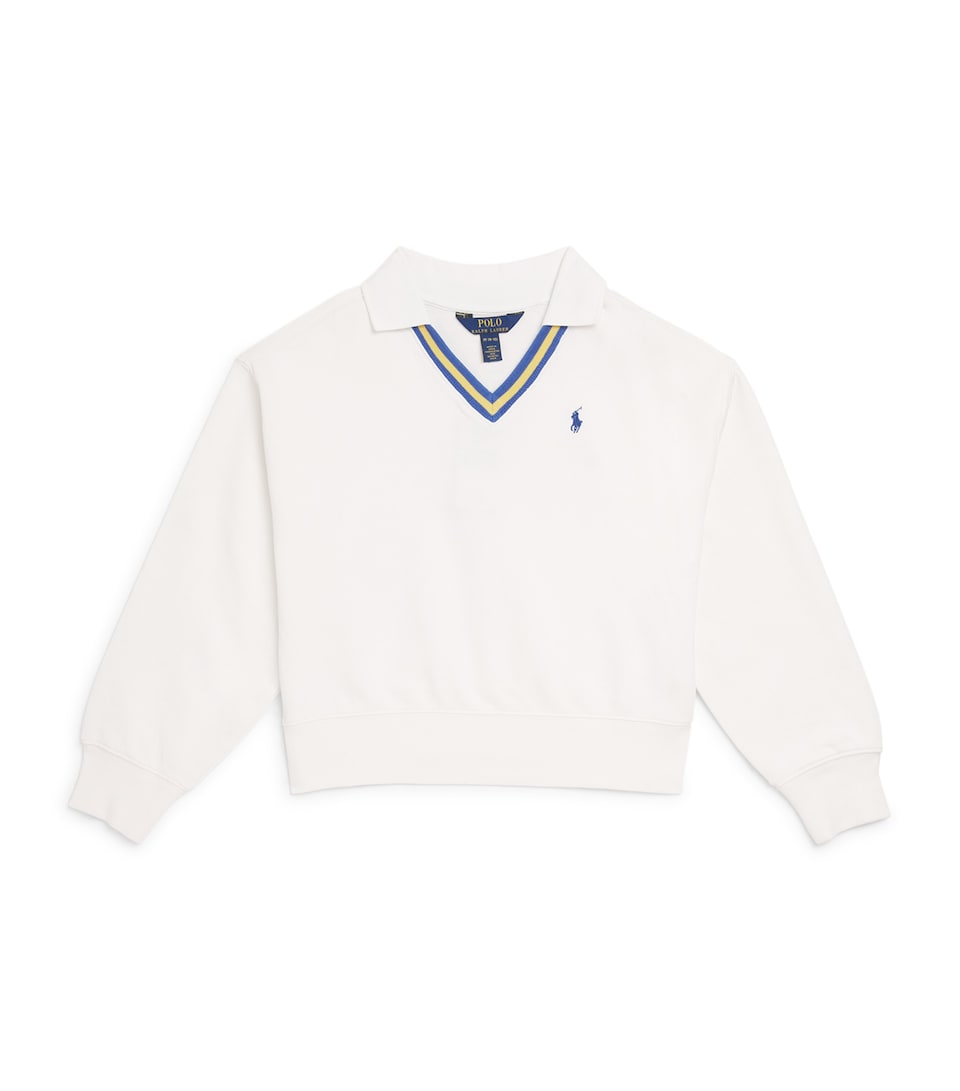 Ralph Lauren Kids Cricket Sweater (7-14 Years) White