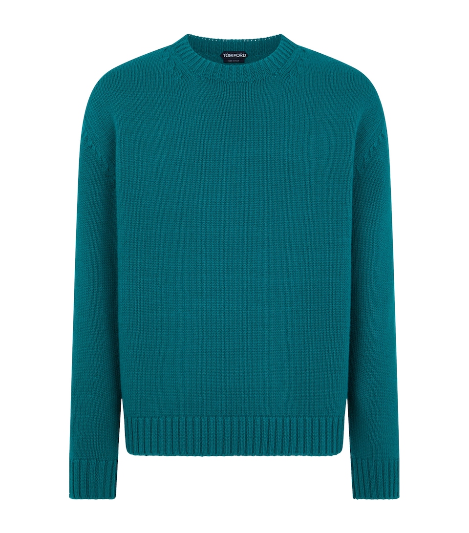 TOM FORD Mens Virgin Wool-Cashmere Sweater Gcu