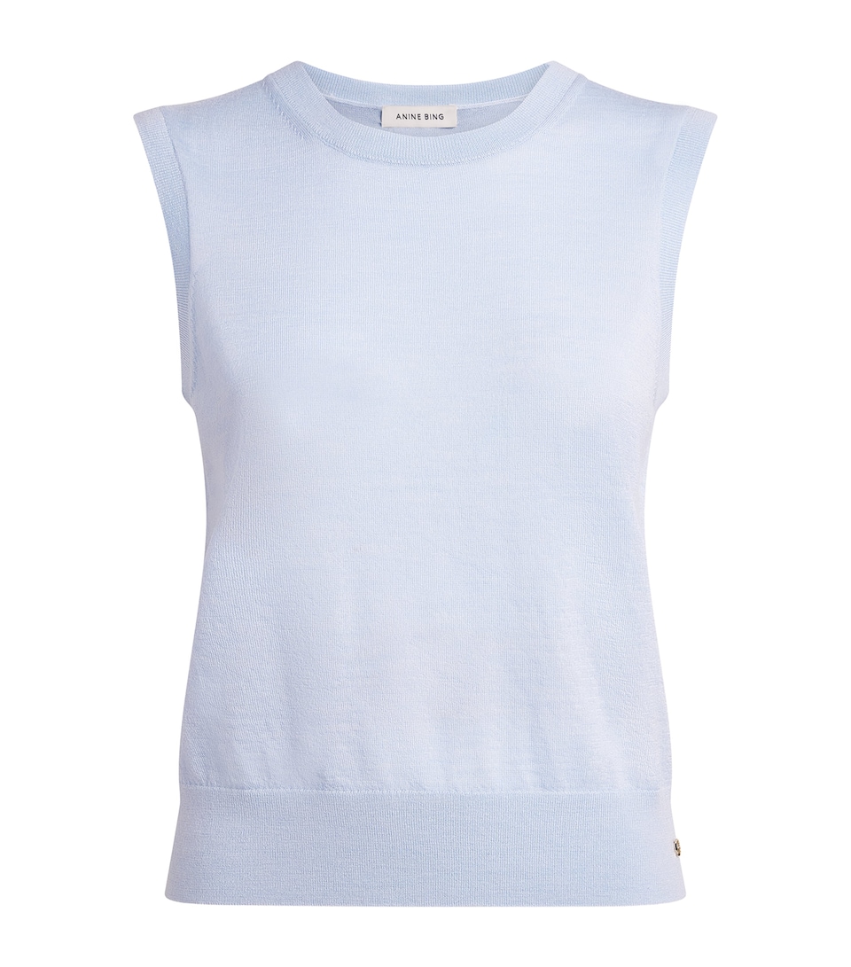 Wool-Cashmere Moni Sleeveless Tank Top