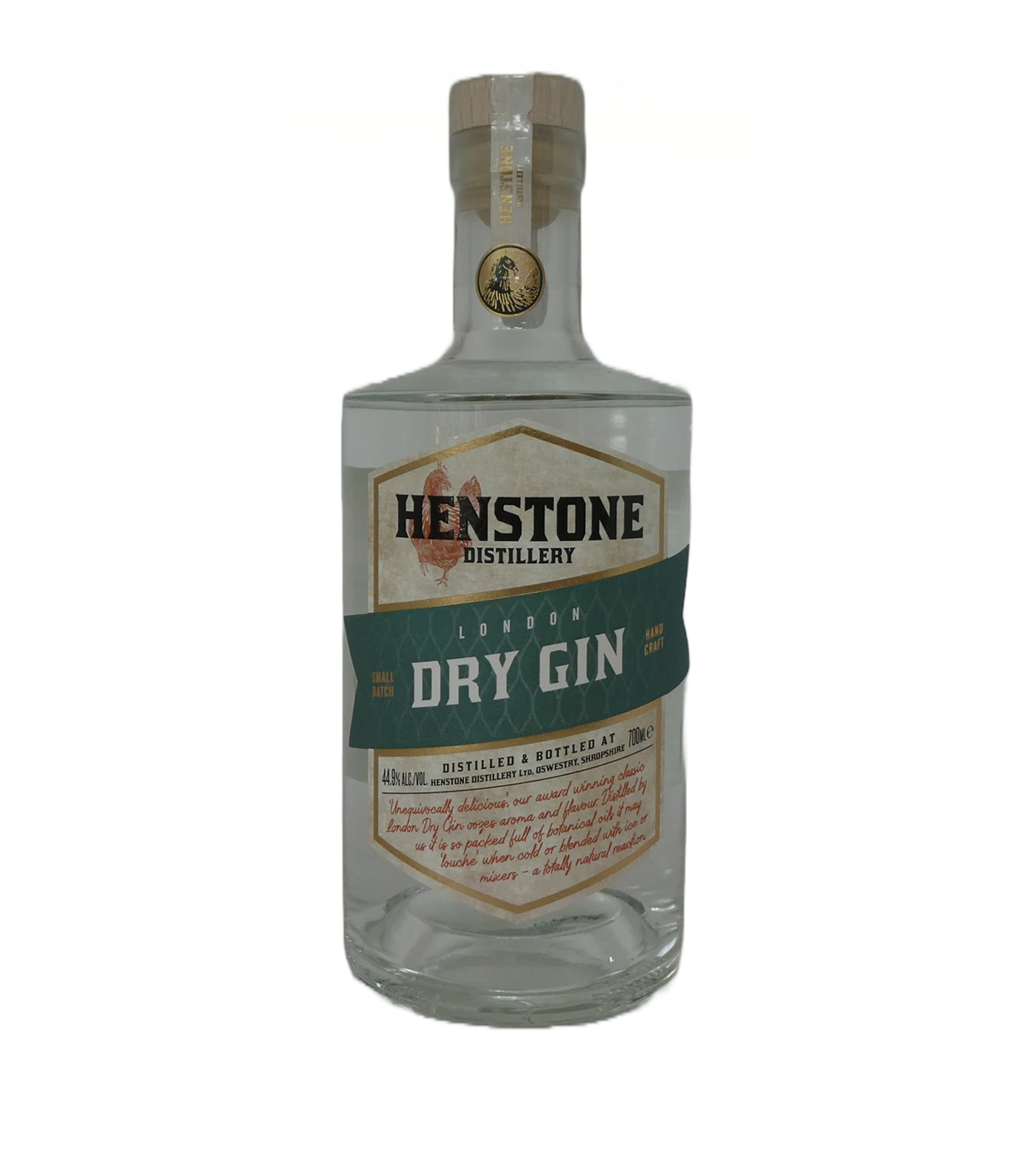 HENSTONE London Dry Gin (70cl)