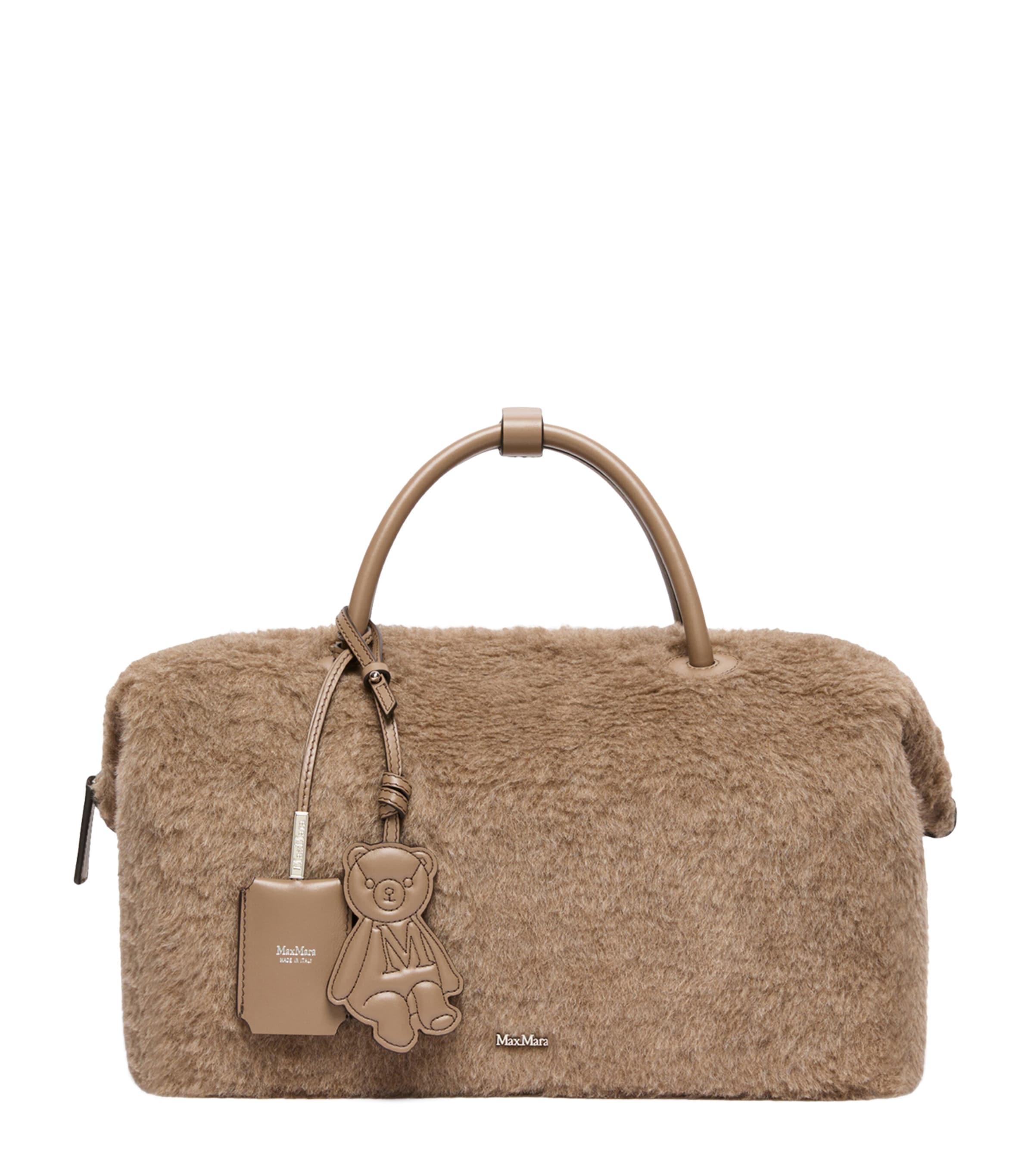 Max Mara Teddy Top-Handle Bag Beige Golden