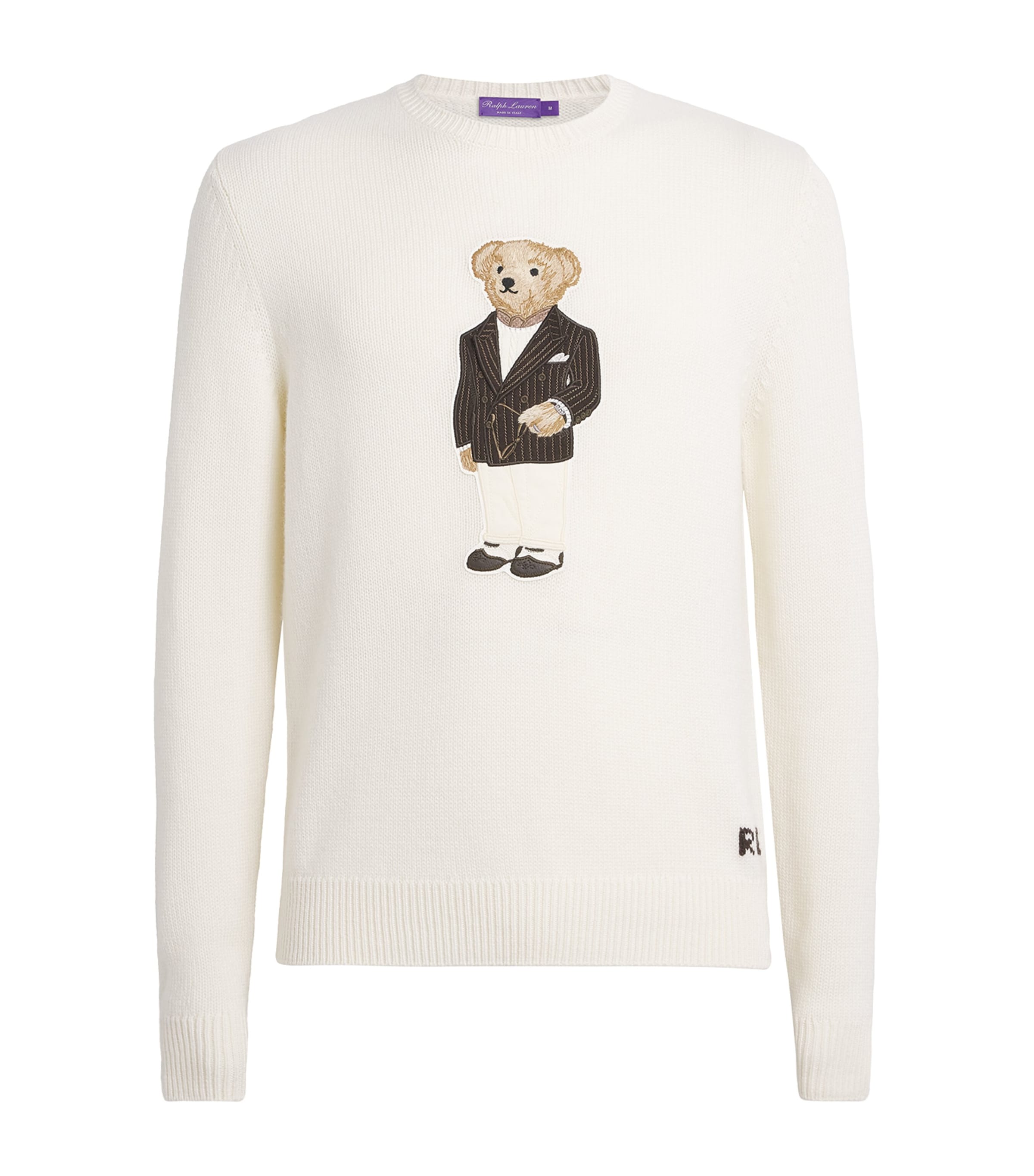 Cashmere Polo Bear Sweater